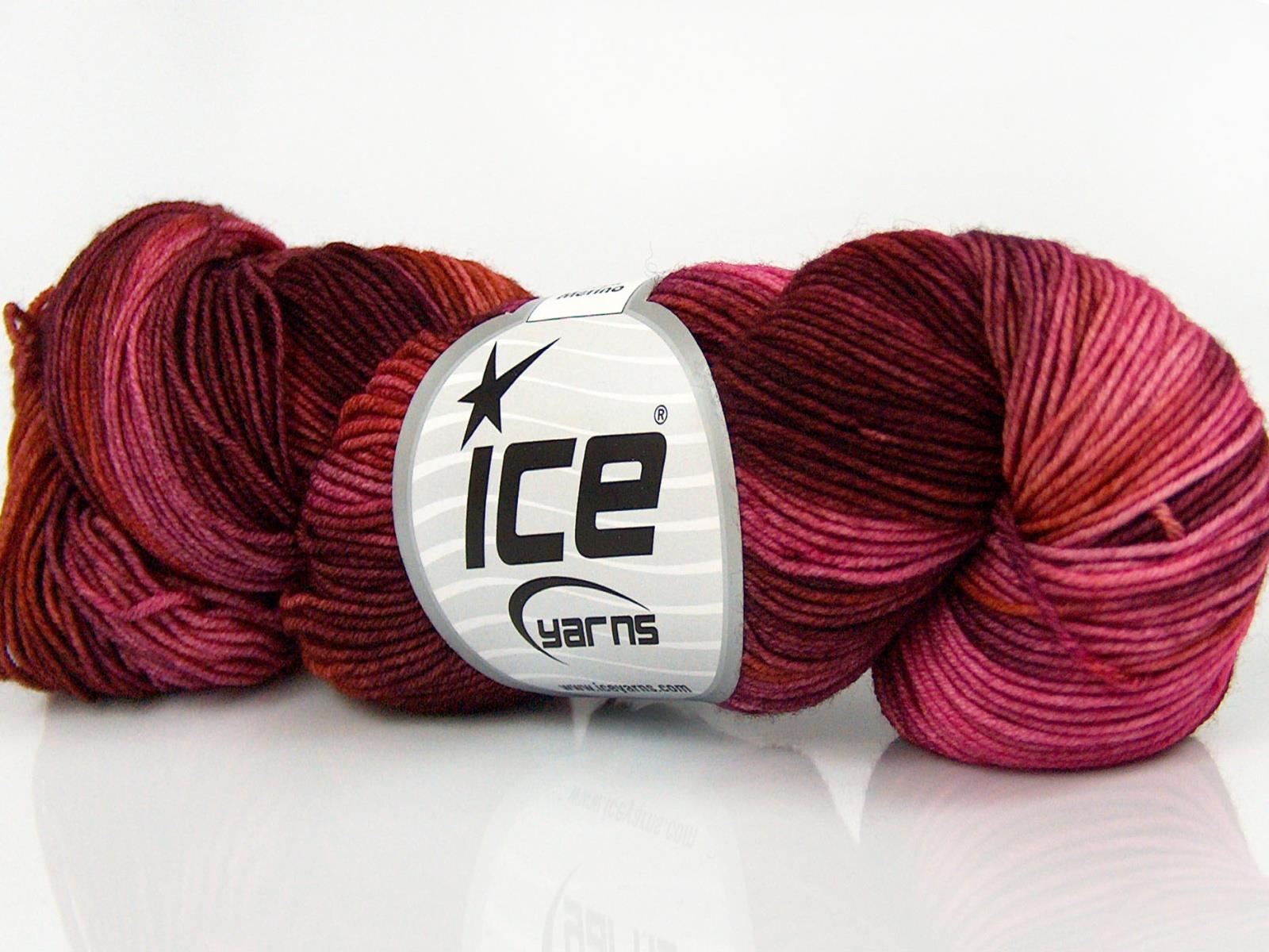 Hand Dyed Sock Merino Copper, Purple Shades