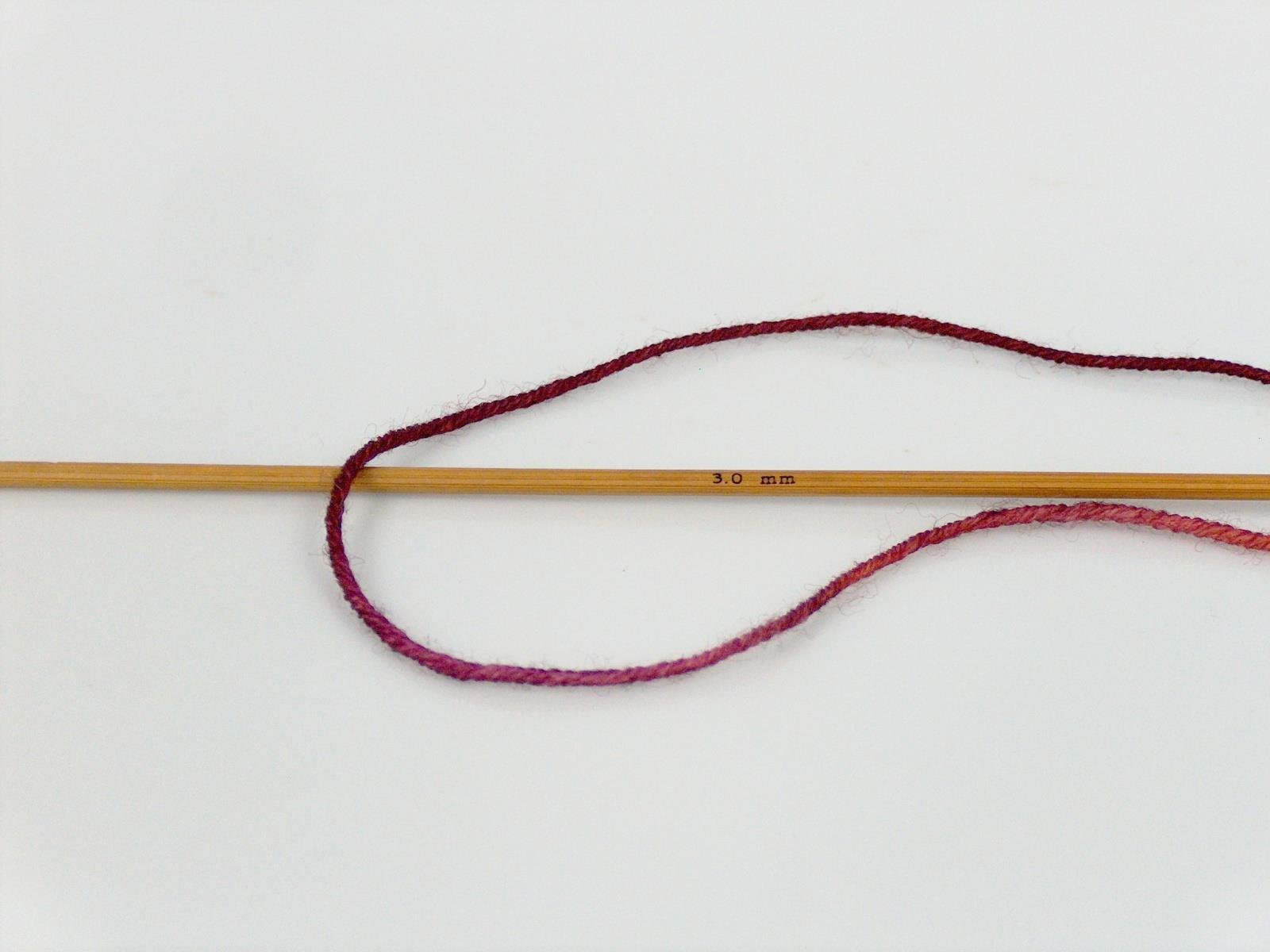 Hand Dyed Sock Merino Copper, Purple Shades