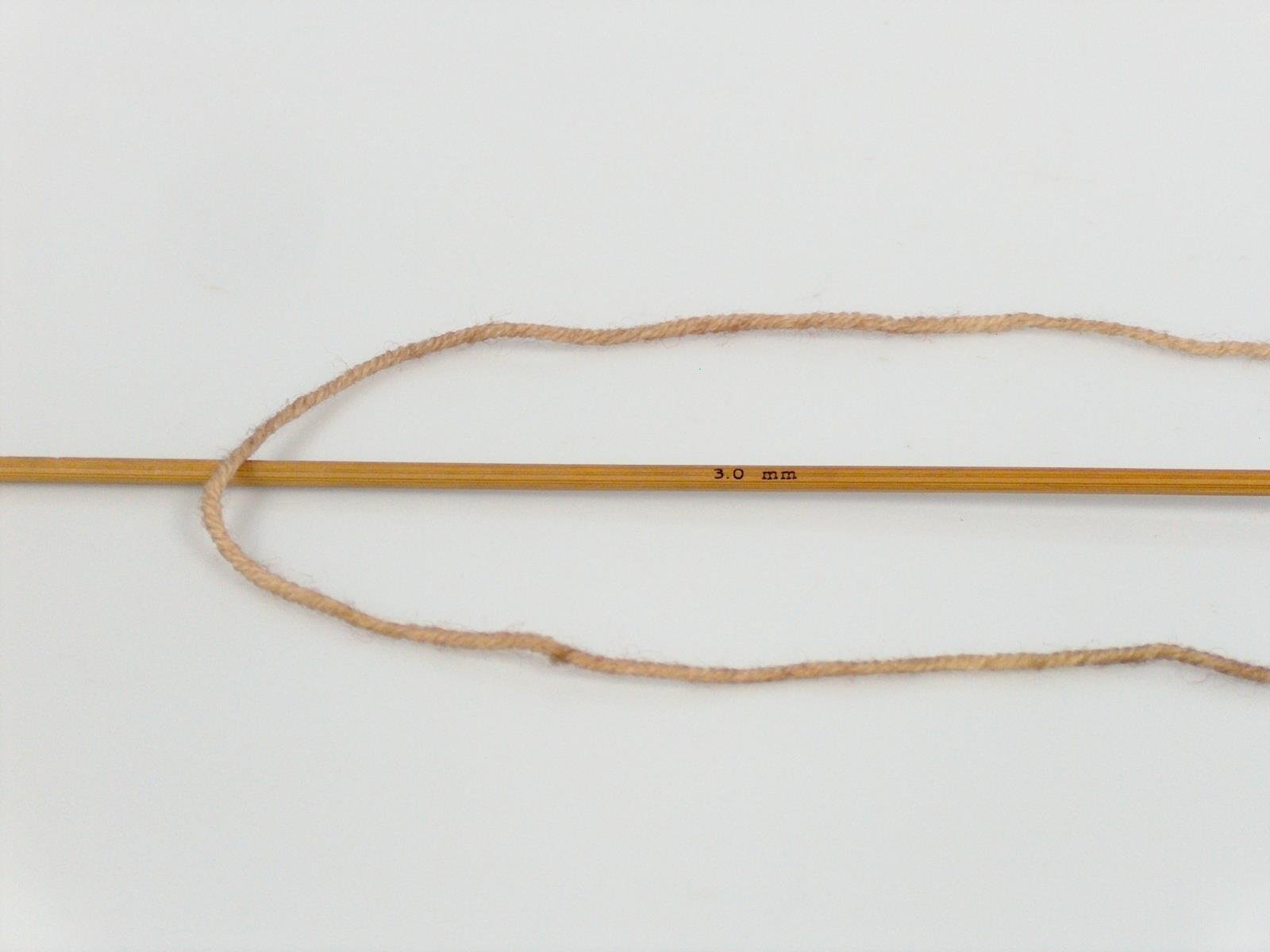 Hand Dyed Sock Merino Khaki, Beige Shades