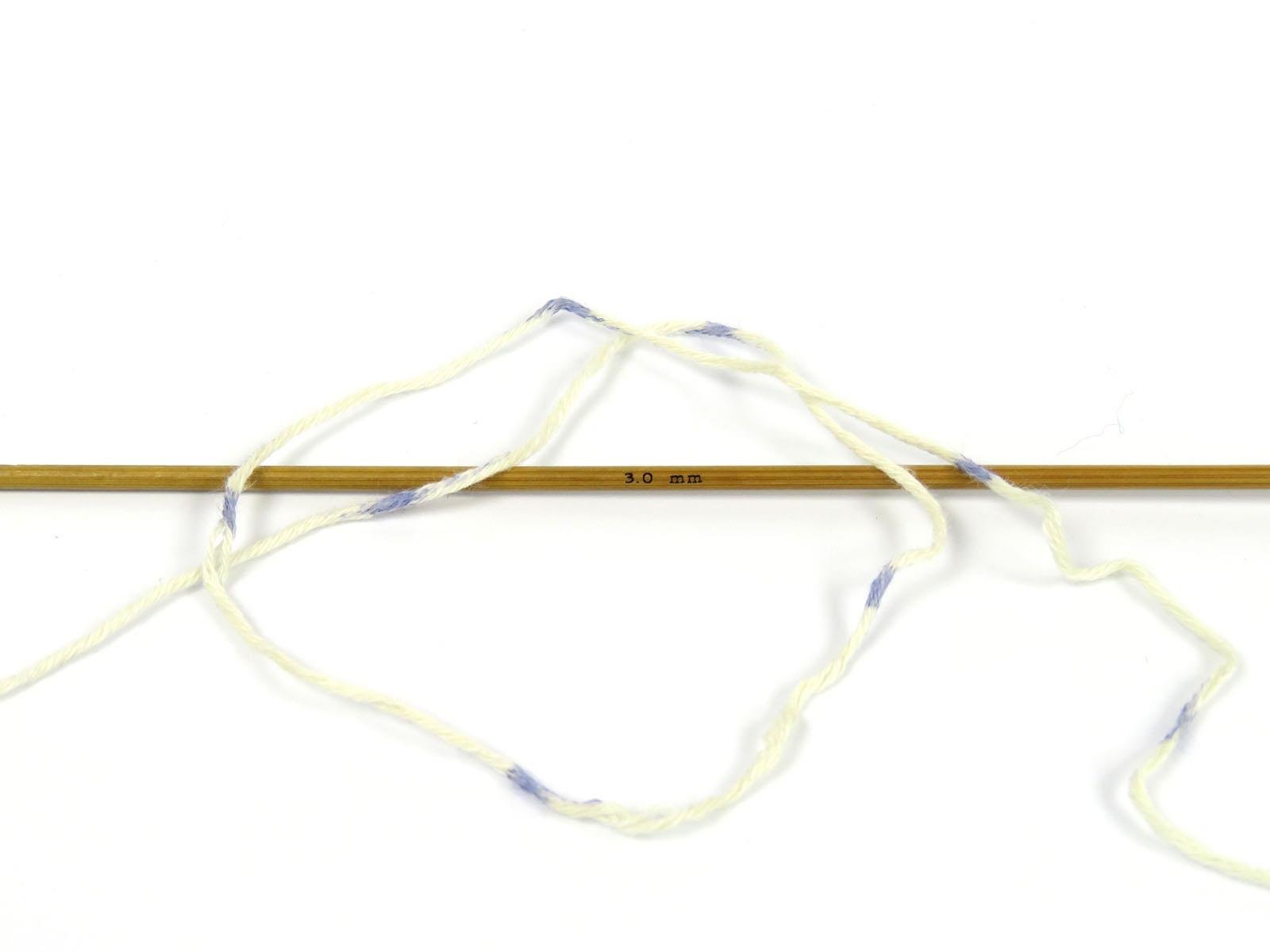 Jacquard Cotton Blue, Cream, Grey