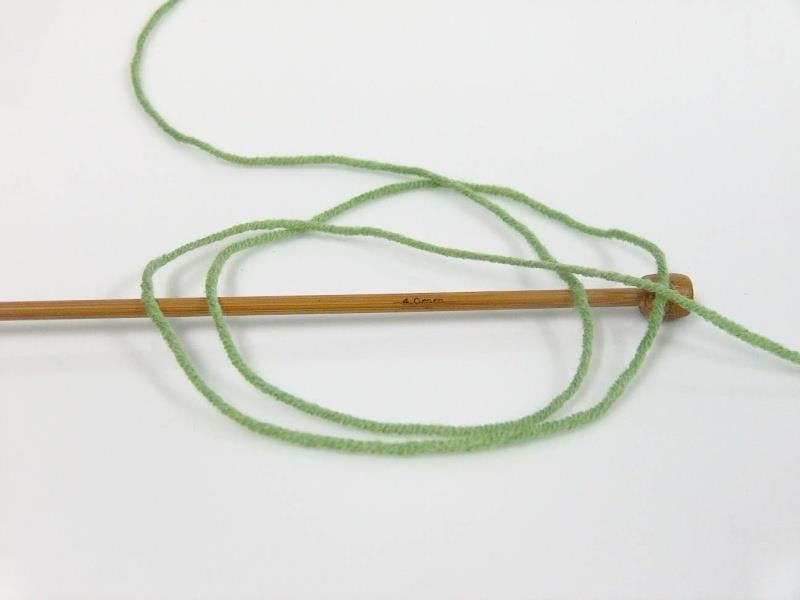 Jacquard Wool Green, Purple, Cream