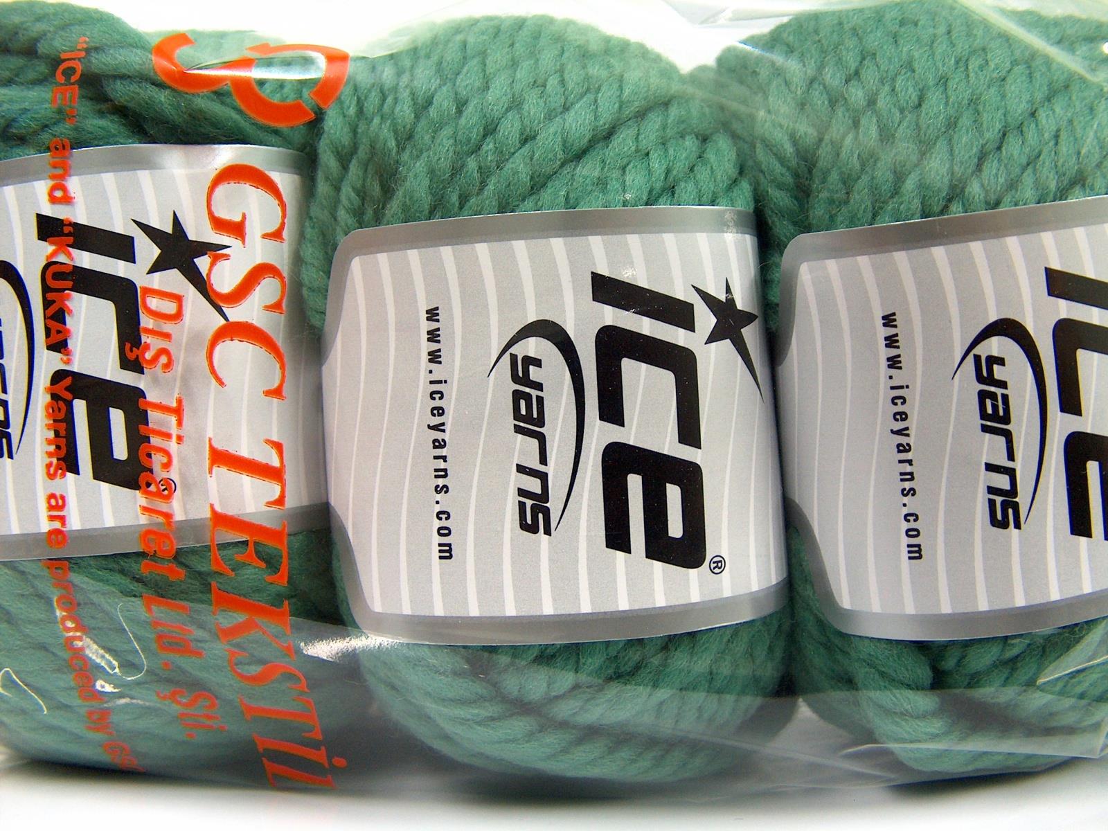 Jumbo Pure Wool Green