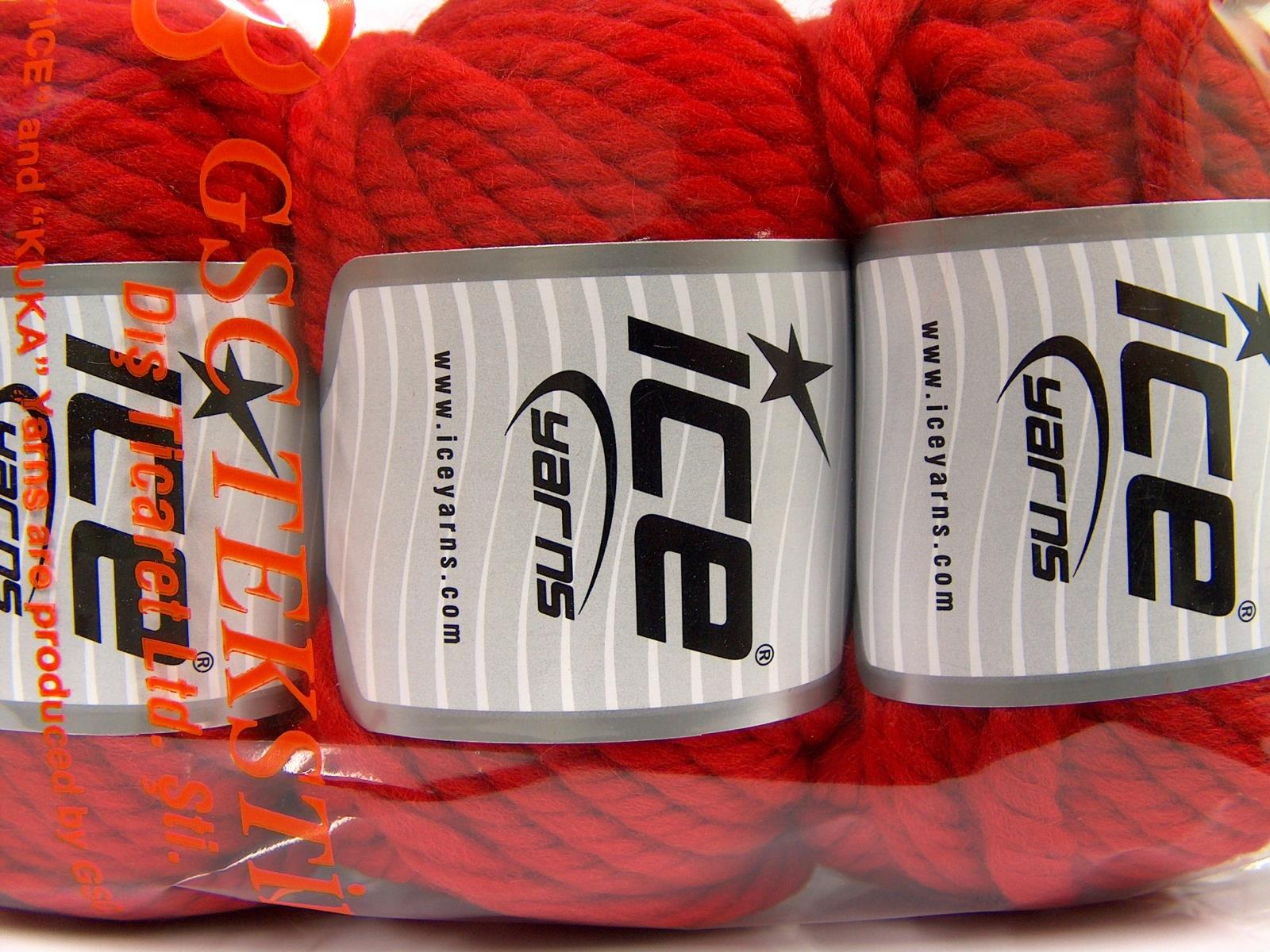 Jumbo Pure Wool Red