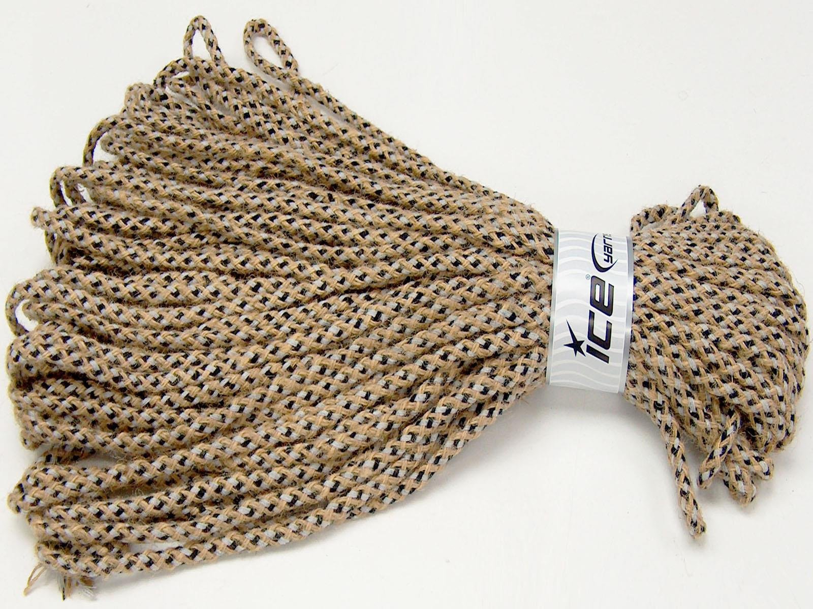 Jute Decor Black, Grey, Natural