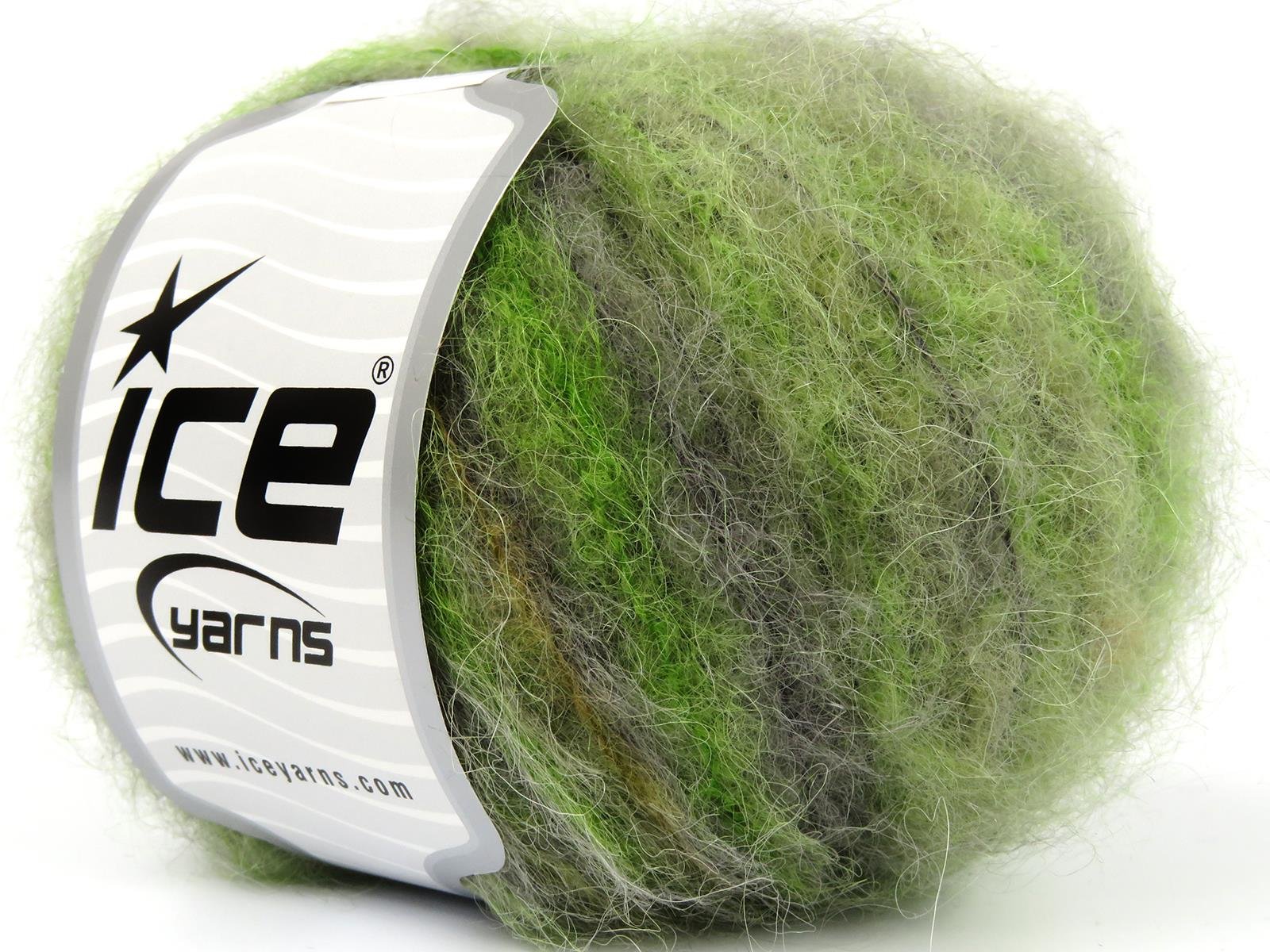 Kid Mohair Alpaca Color Orange, Grey, Camel, Green Shades