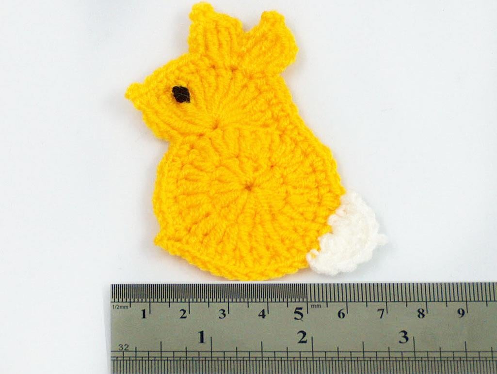 Knitted Accessory - Animal Figure . Bunny