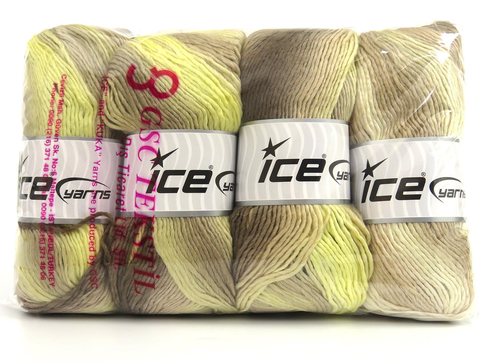 Lana Bella Cream, Light Yellow, Camel Shades