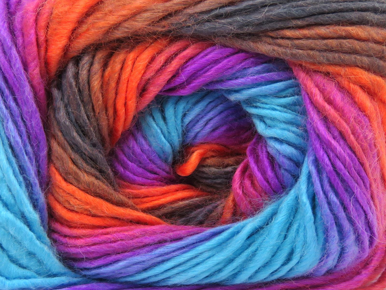 Lana Bella Lilac, Orange, Turquoise, Grey, Fuchsia