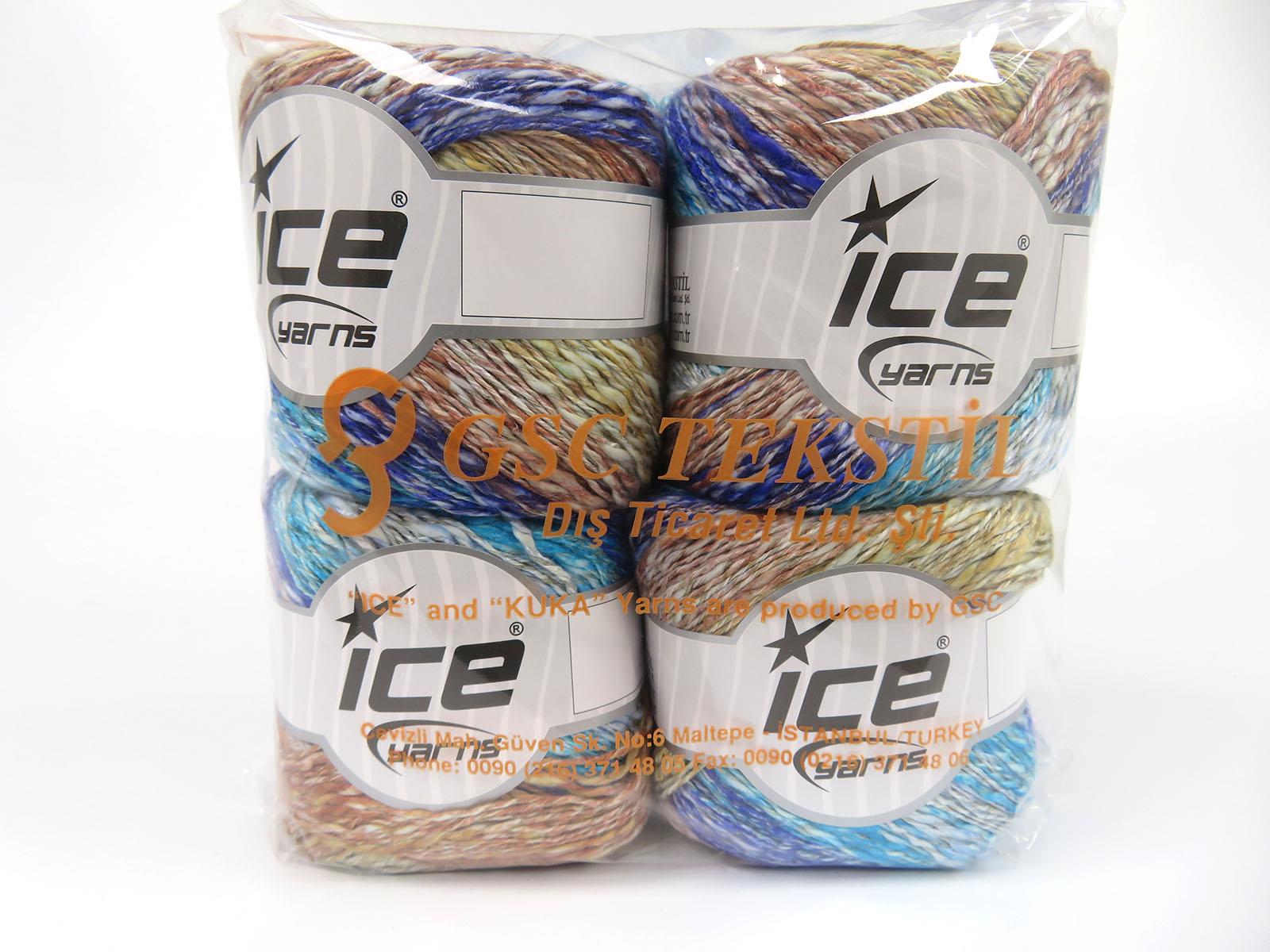 Linen VisCot Blue, Purple, Turquoise, Camel Shades