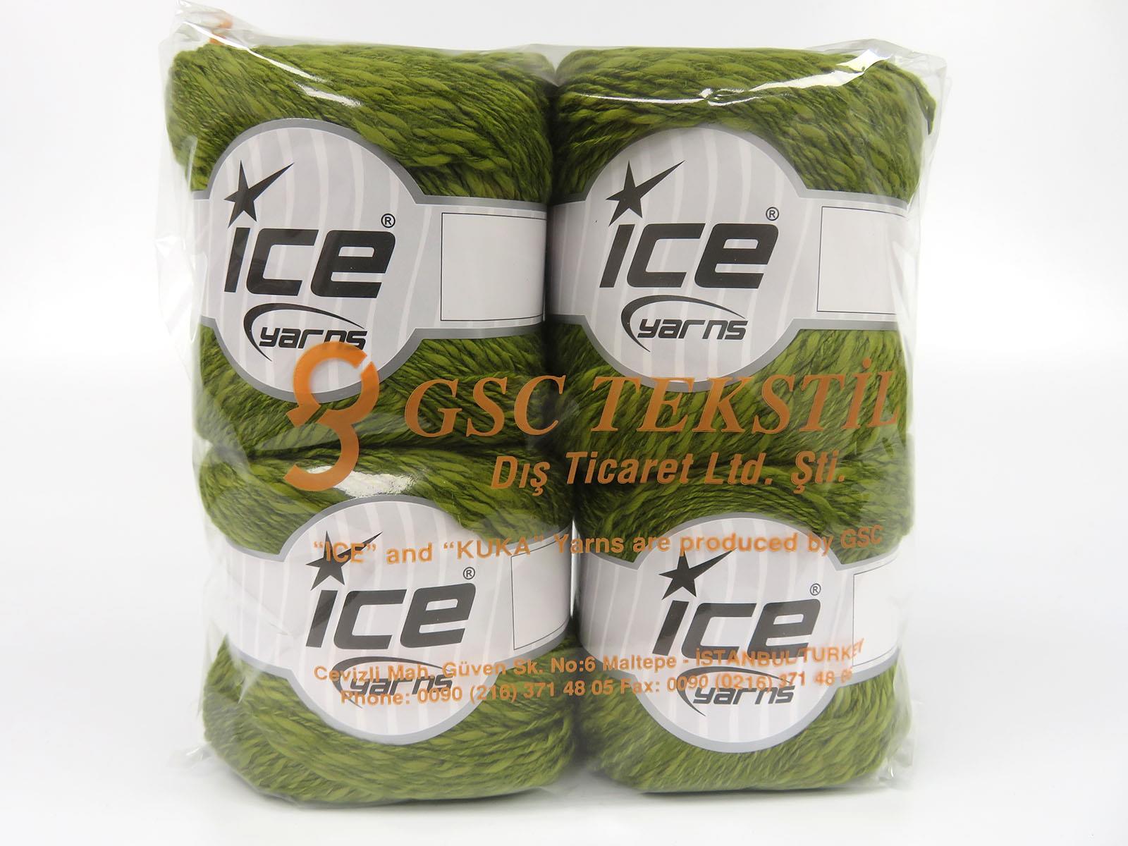 Linen VisCot Olive Green