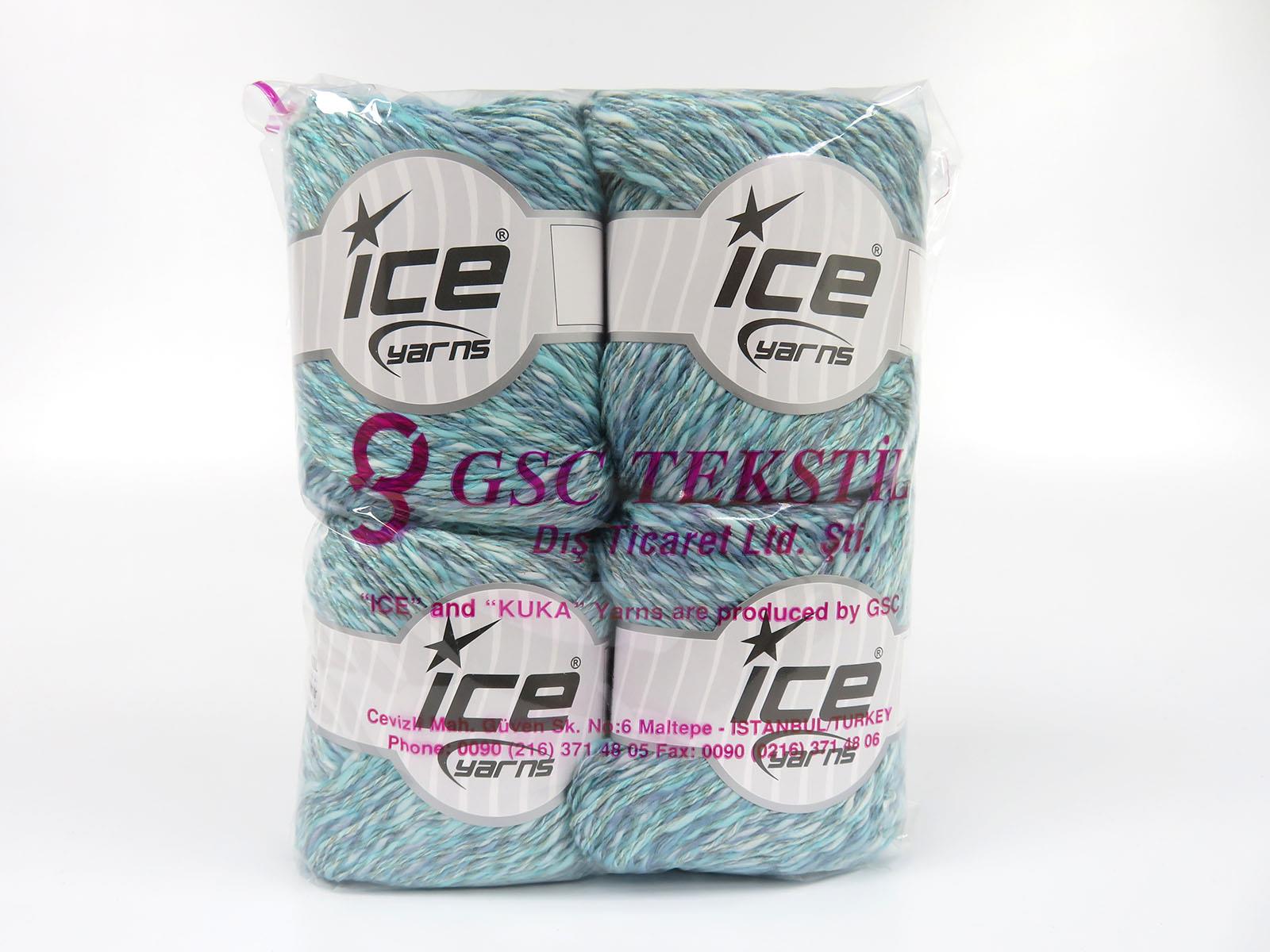 Linen VisCot Turquoise Shades