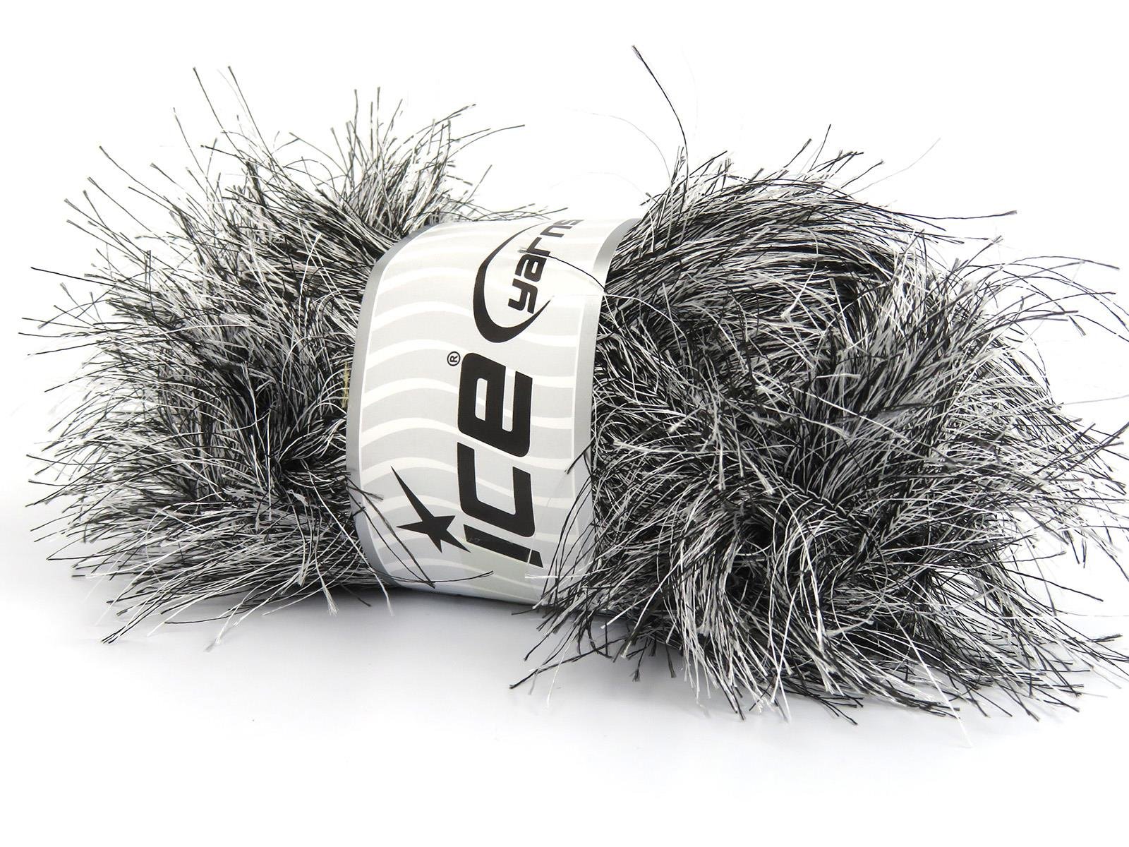 Long Eyelash 100gr Black, White