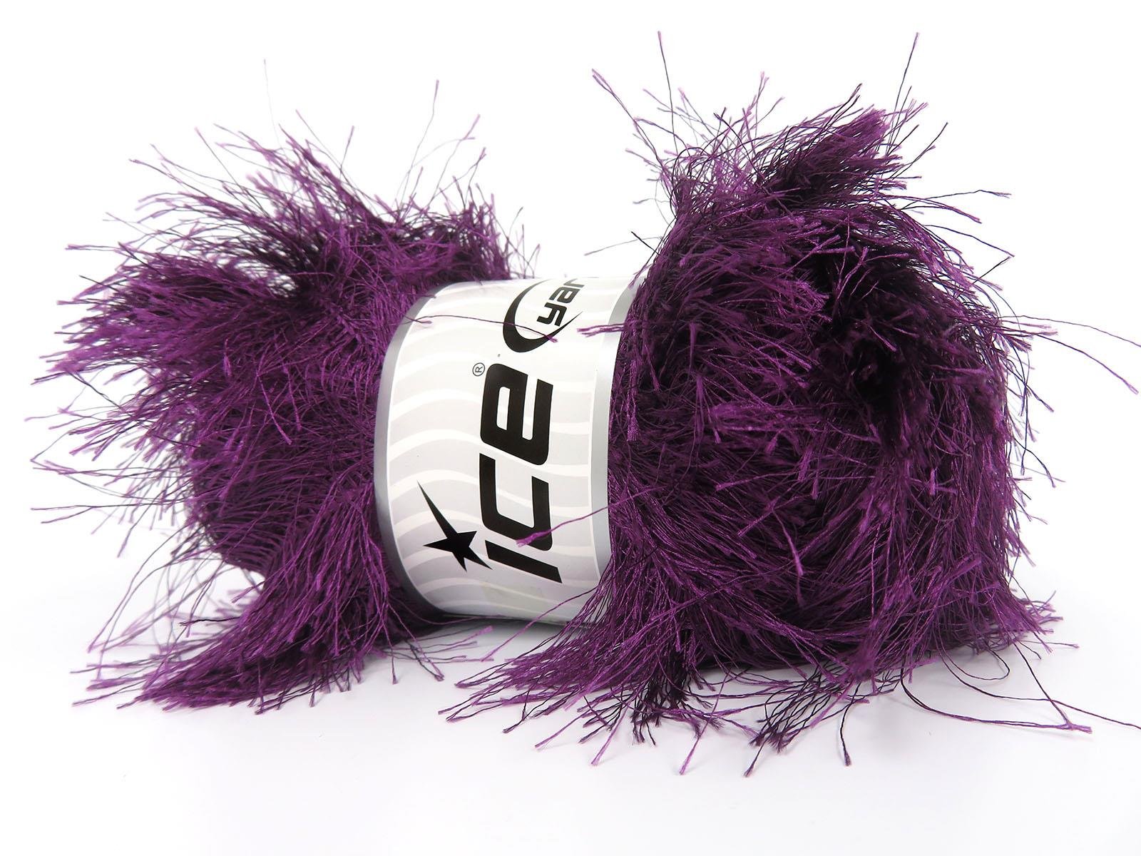 Long Eyelash 100gr Dark Purple