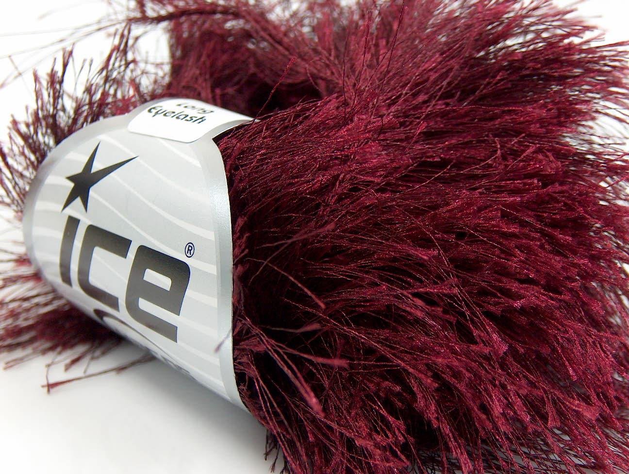 Long Eyelash Burgundy