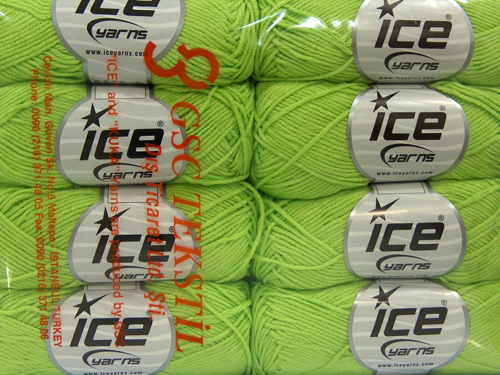 Lorena Bamboo Neon Green