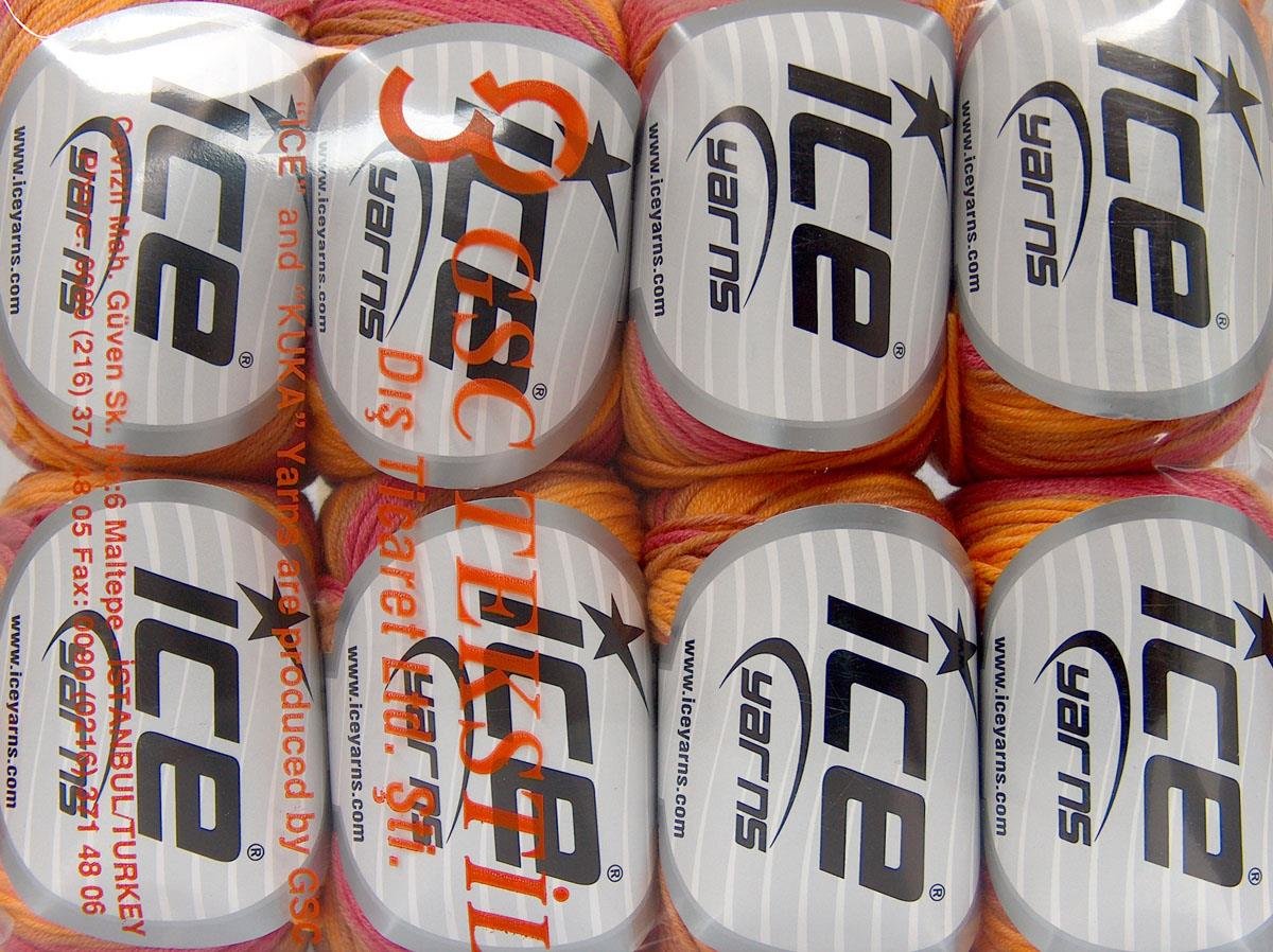 Lorena Batik DK Pink, Gold Shades