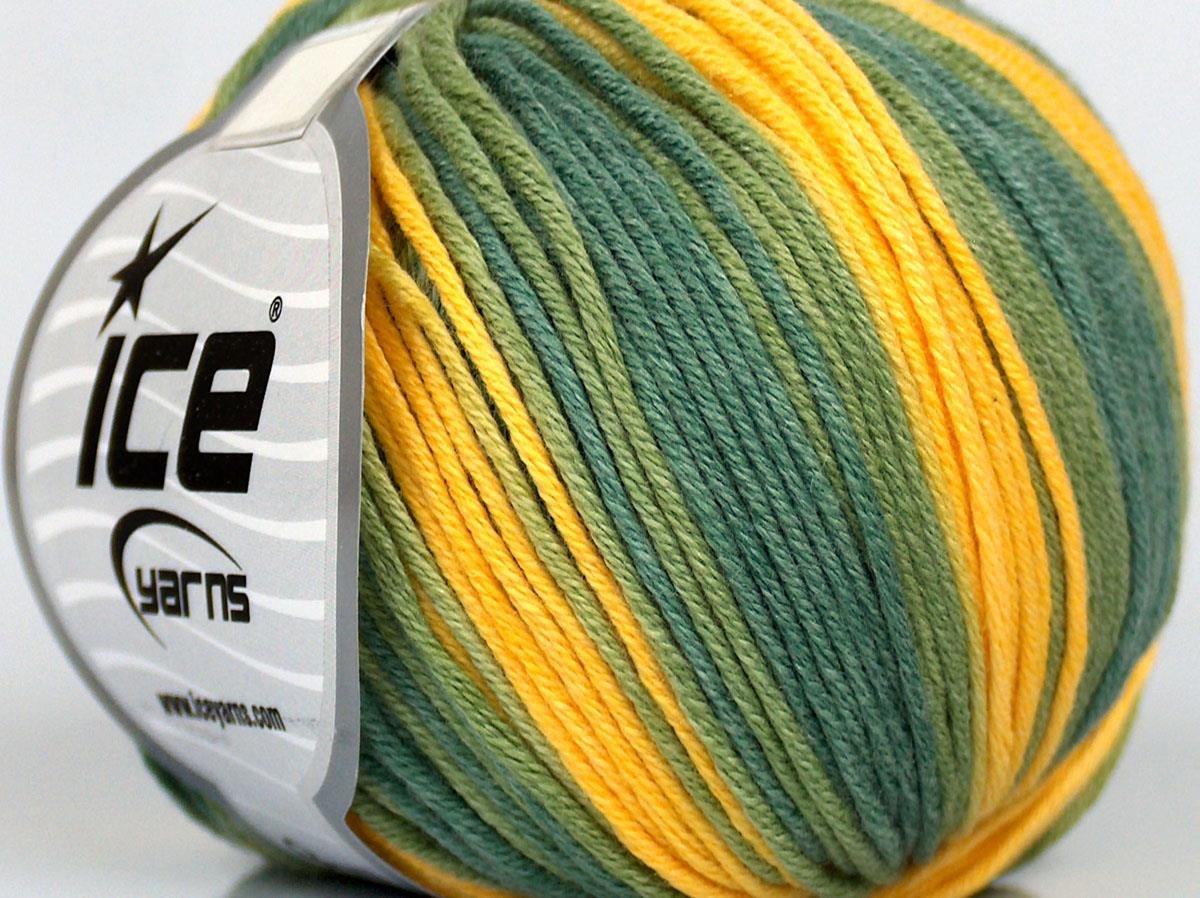 Lorena Batik DK Yellow, Green Shades