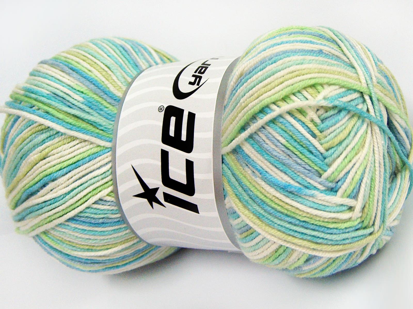 Lorena Color Green, Blue, Cream, Turquoise
