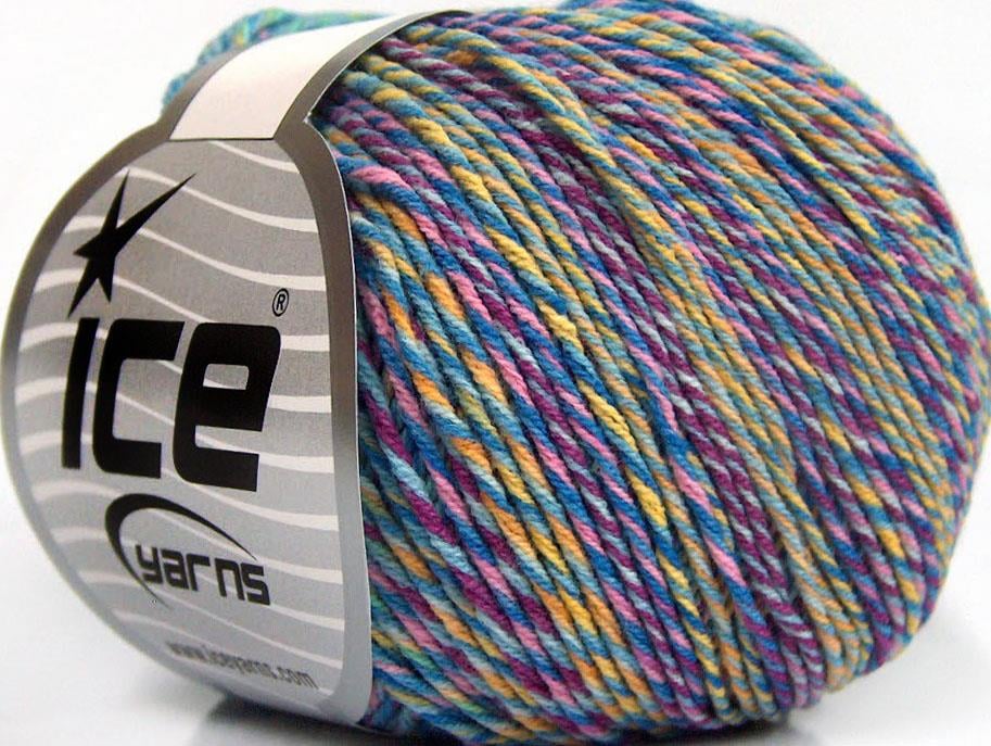 Lorena Colorful Green, Pink, Lilac, Yellow, Blue Shades