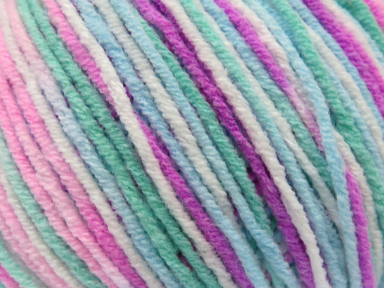 Lorena Pastel Green, White, Turquoise, Pink Shades