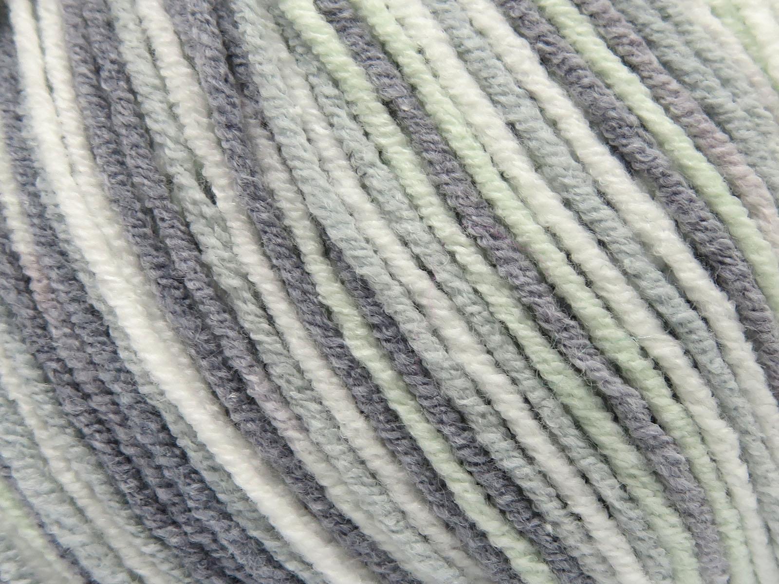 Lorena Pastel White, Mint Green, Grey Shades