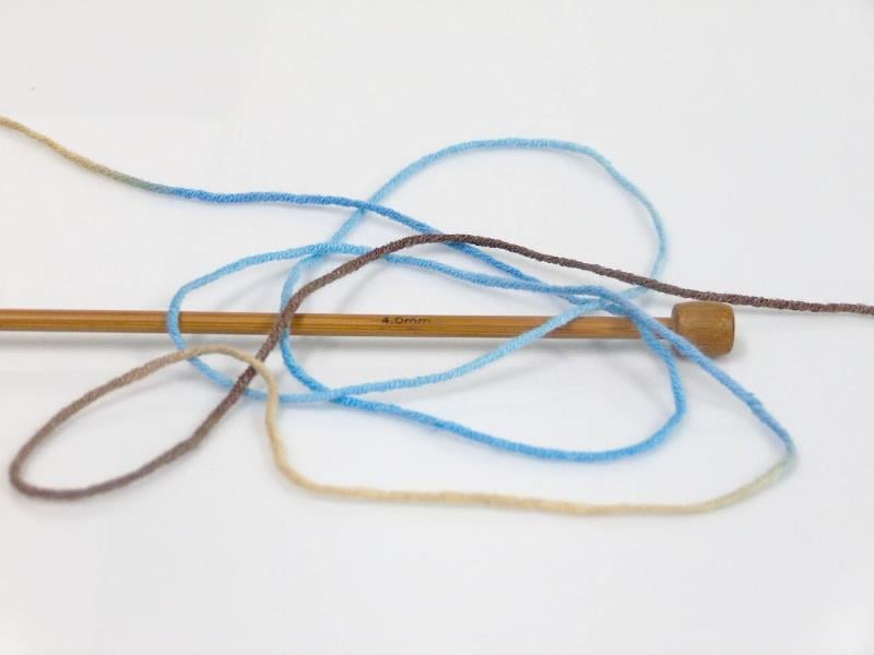 Lorena Print Brown, Blue Shades, Beige