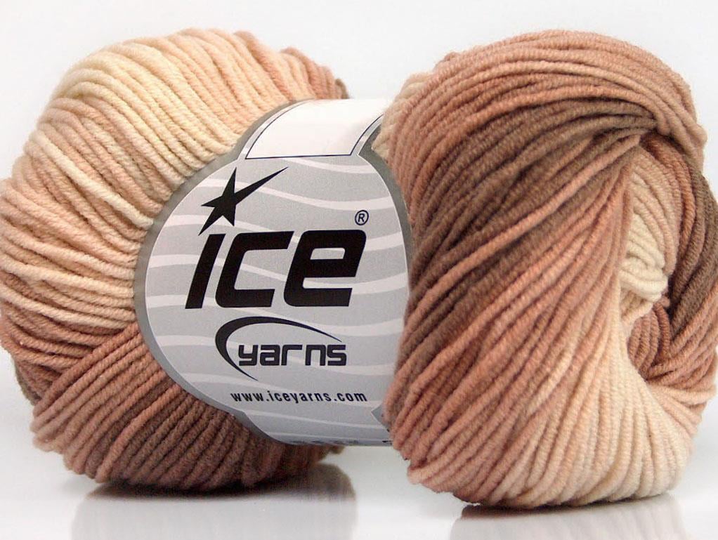 Lorena Print Brown, Light Pink, Rose Brown