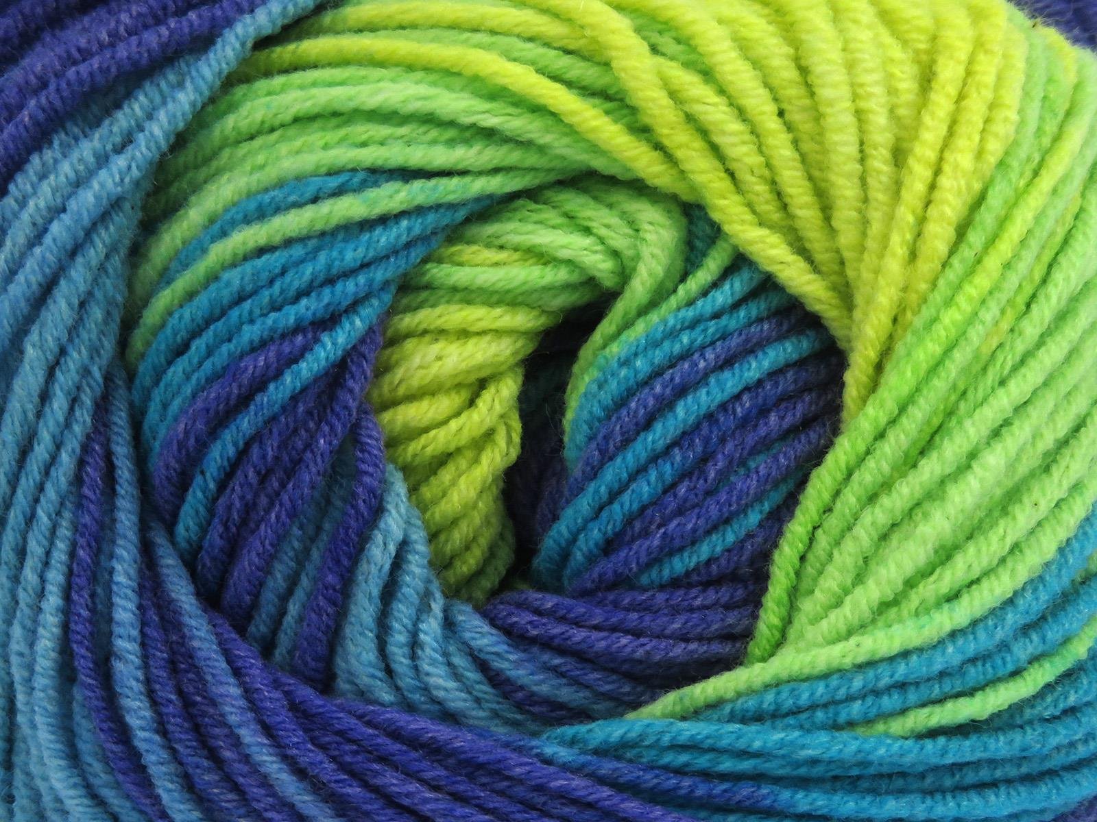 Lorena Print Purple, Turquoise, Green Shades