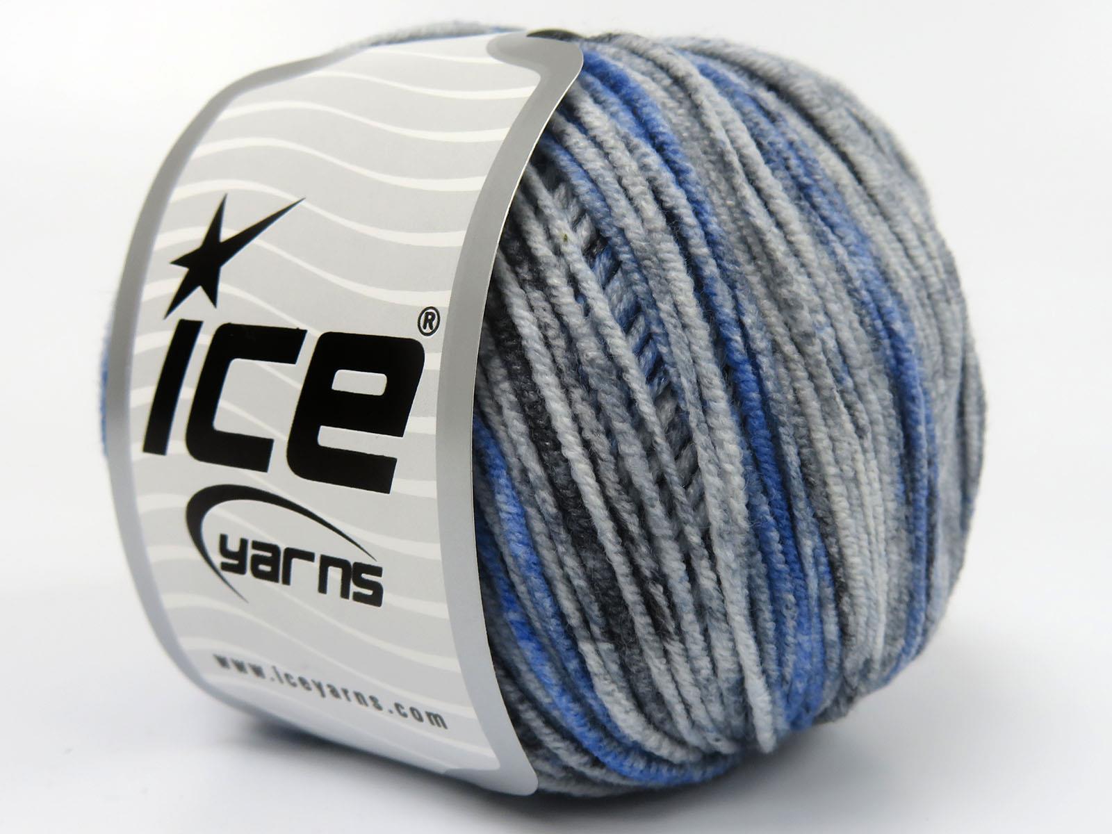Lorena Splash Blue Shades, Grey Shades