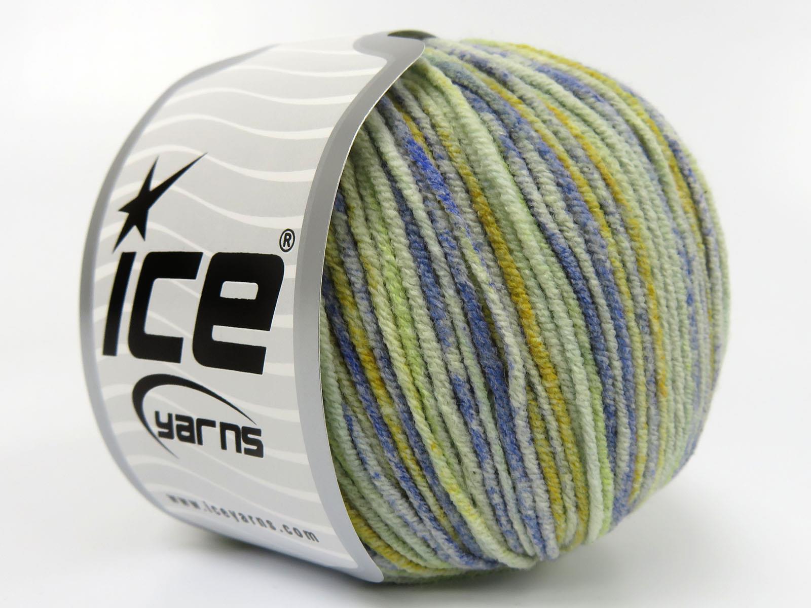Lorena Splash Blue, Yellow, Green Shades