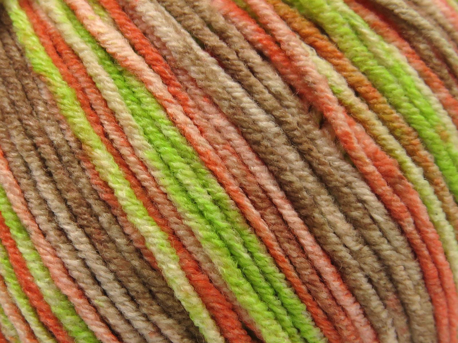 Lorena Splash Brown, Green, Salmon