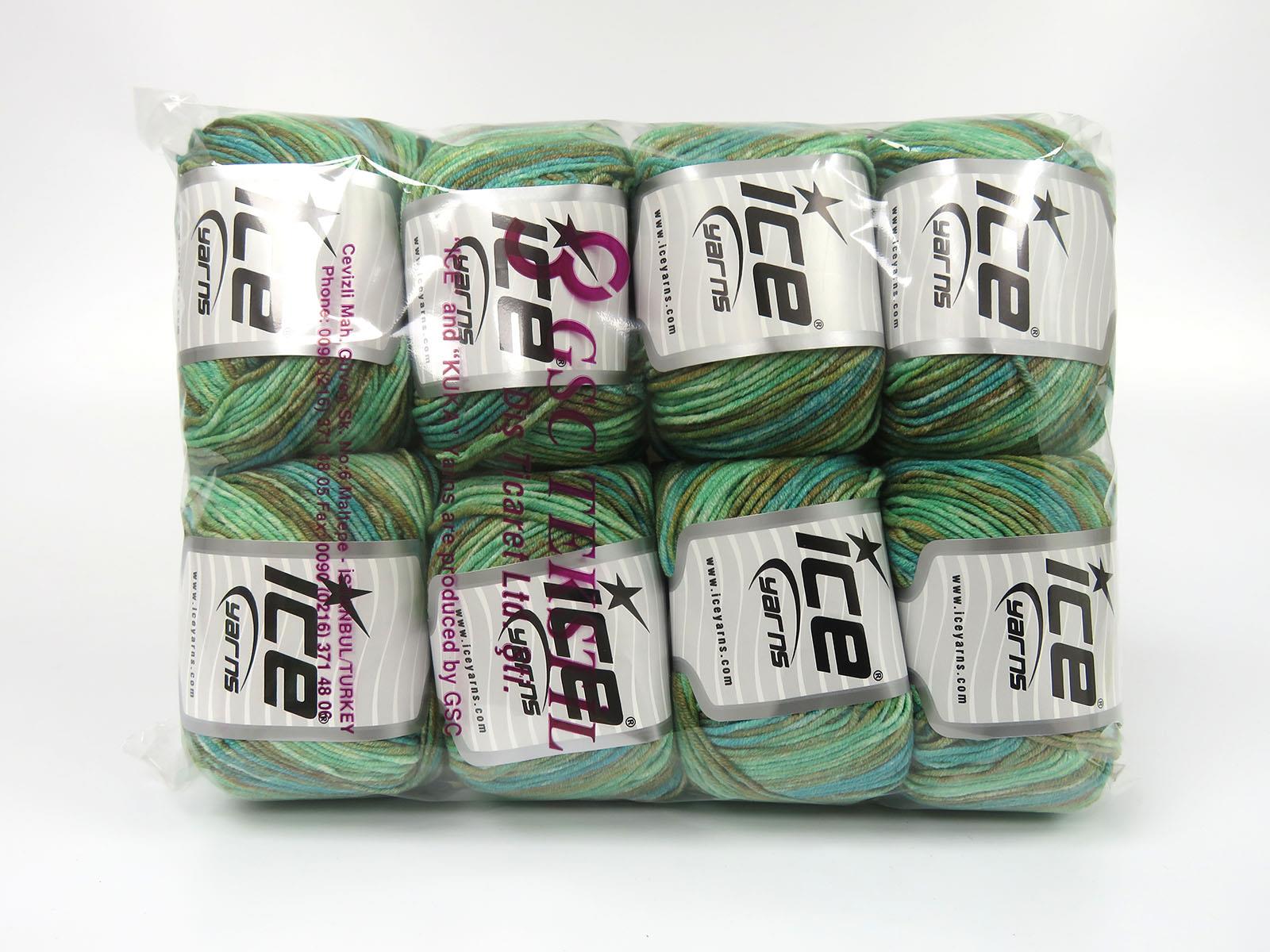 Lorena Splash Brown Shades, Green Shades