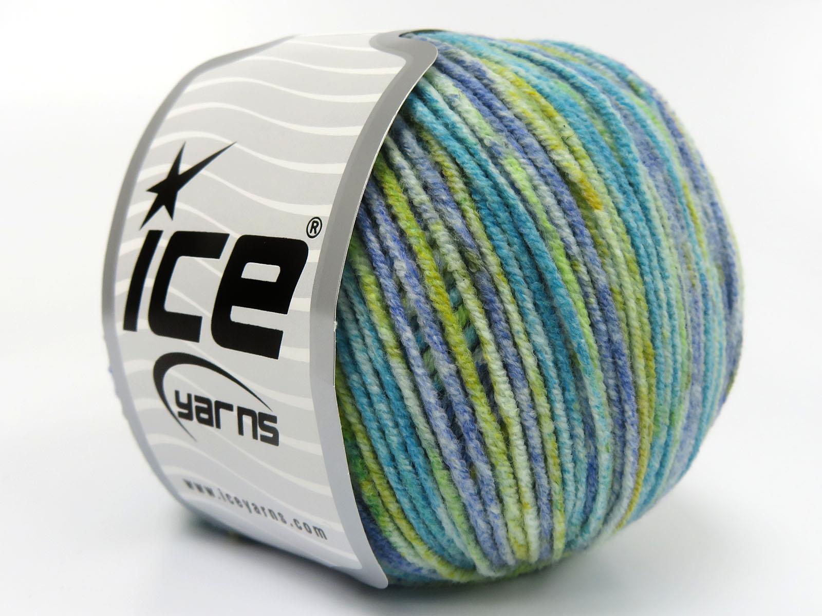 Lorena Splash Green, Blue, Turquoise, Yellow