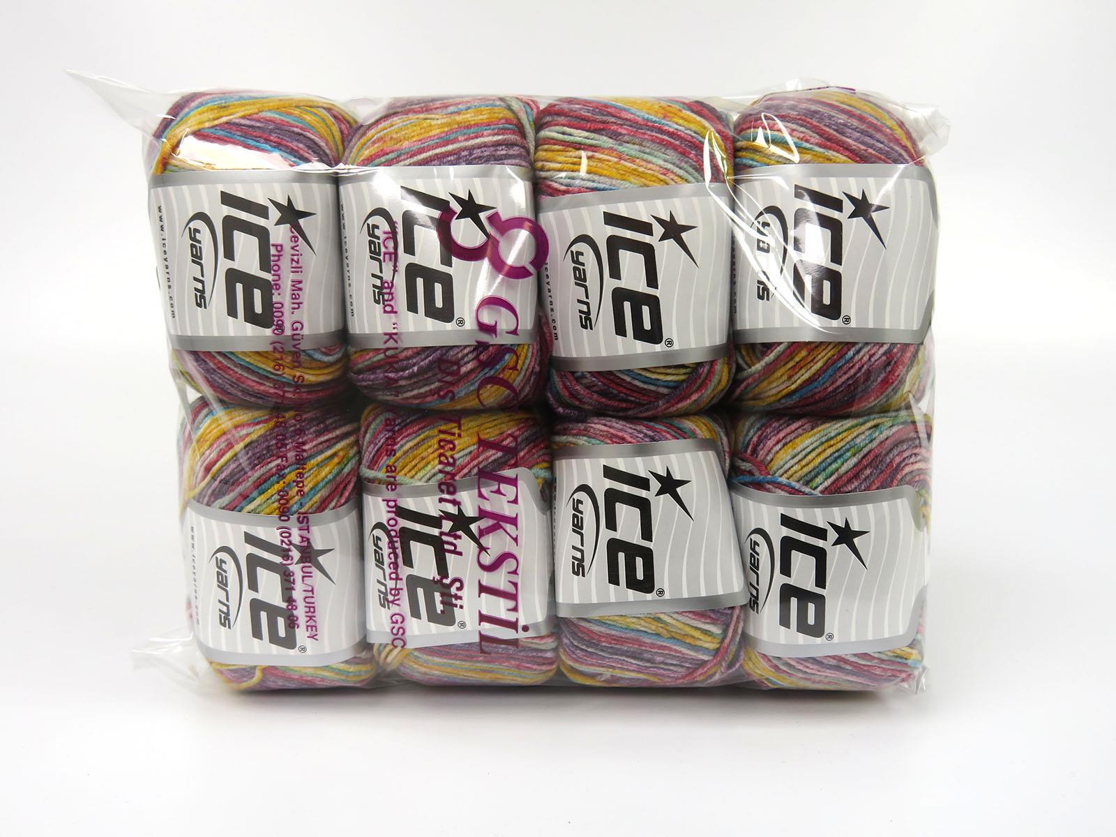 Lorena Splash Green, Purple, Turquoise, Burgundy, Gold