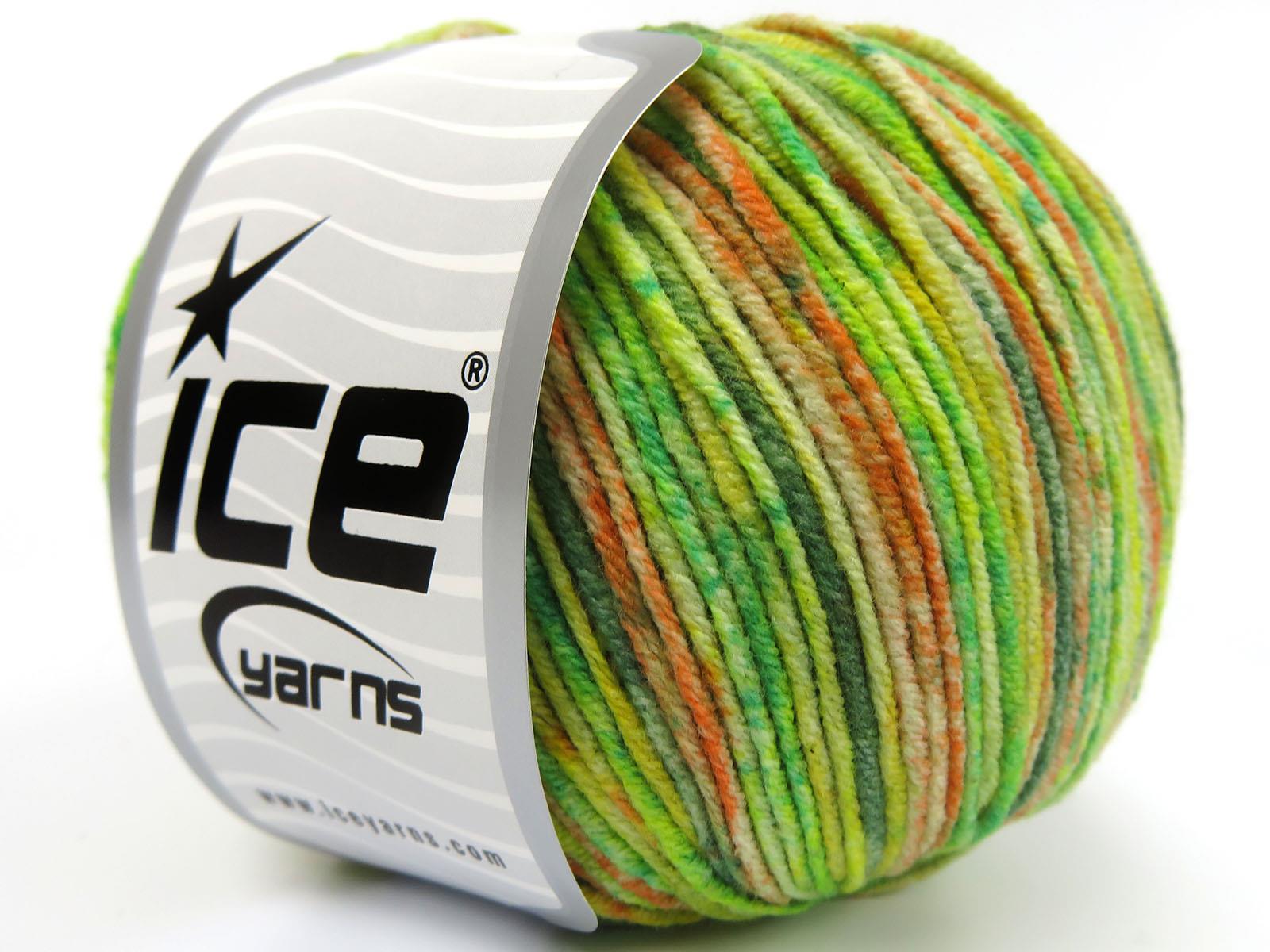 Lorena Splash Orange, Yellow, Green Shades