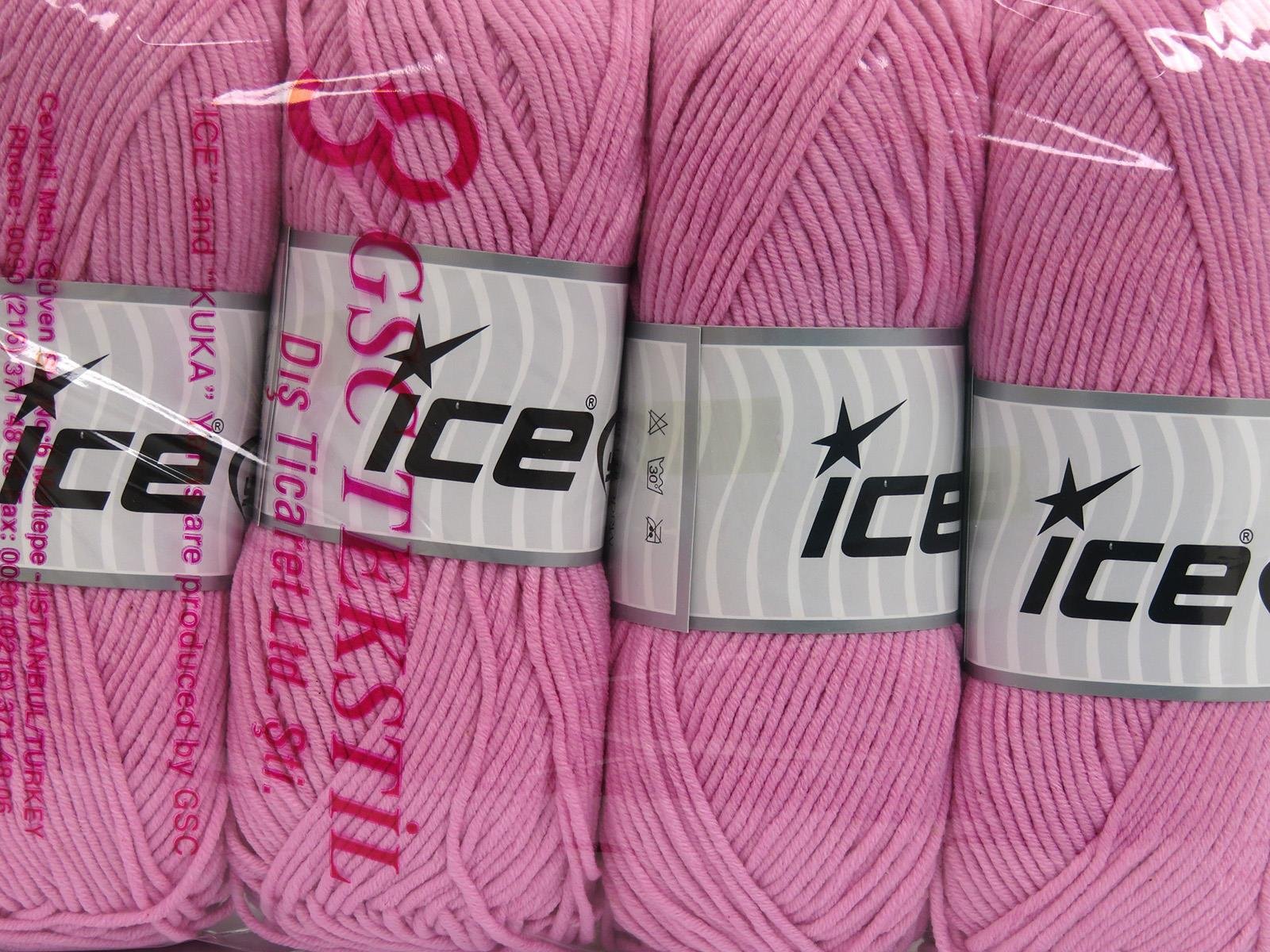 Lorena Worsted Candy Pink
