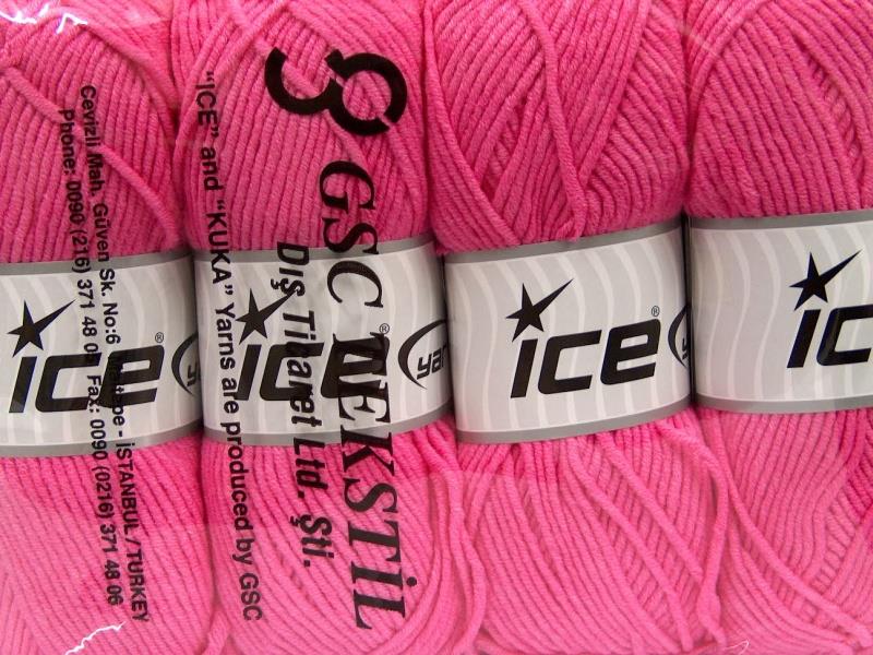 Lorena Worsted Candy Pink