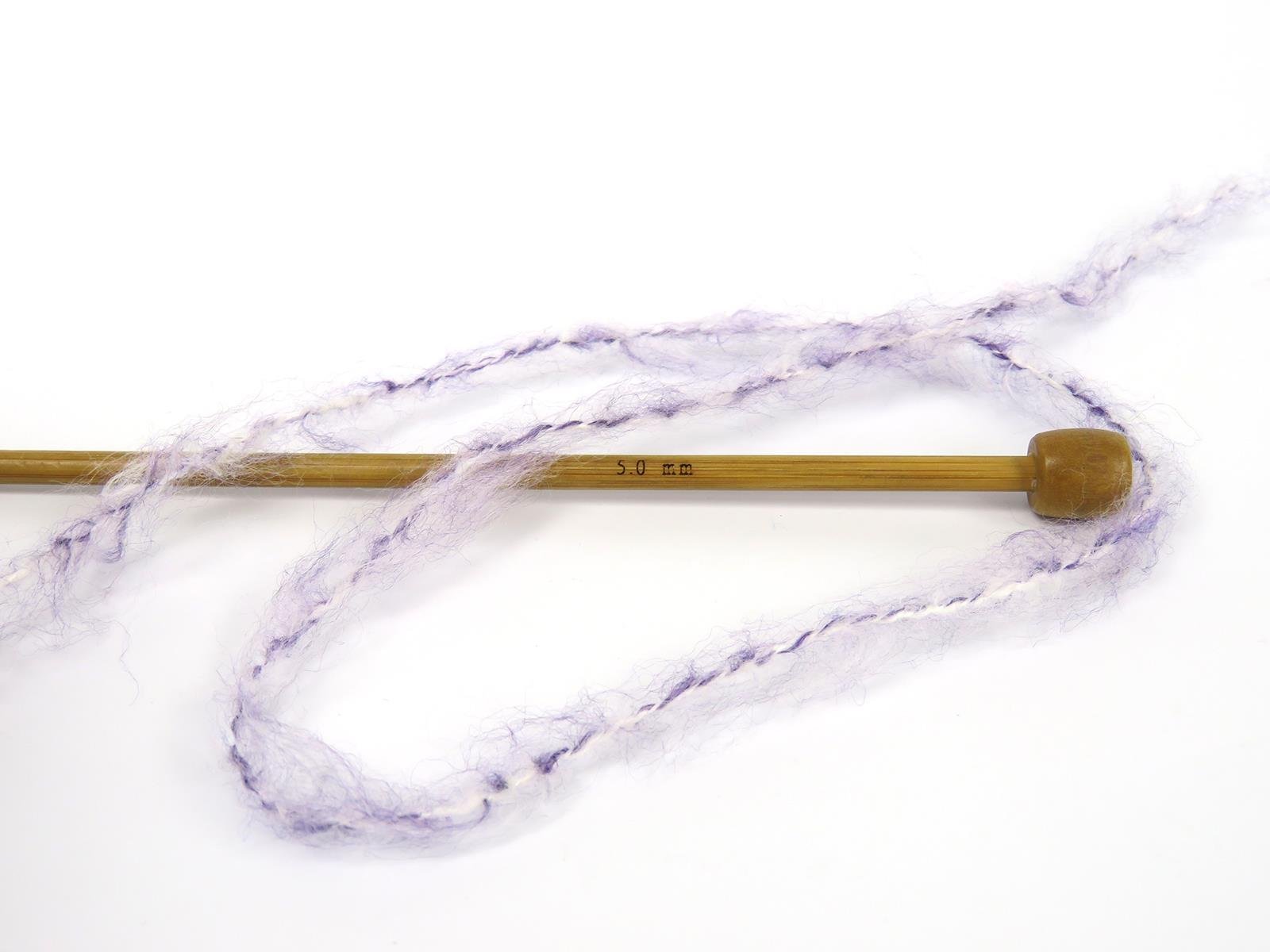 Lot of 2 x 150gr Skeins Ice Yarns BELLA MOHAIR (15% Mohair) Yarn Ecru Purple Shades