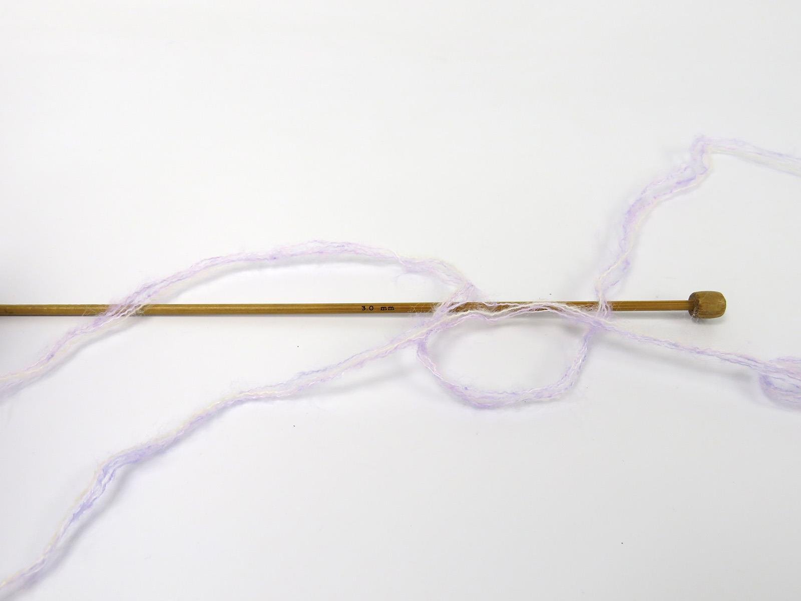 Lot of 2 x 150gr Skeins Ice Yarns CAKES TOMMY WOOL (10% Wool) Yarn Light Lilac Melange