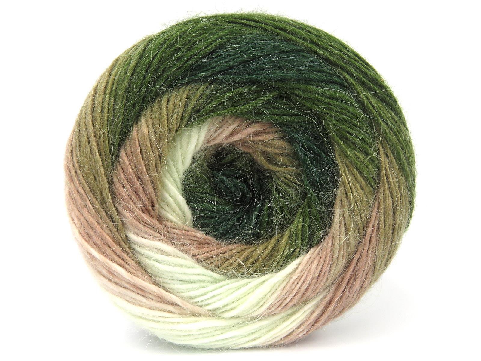 Lot of 2 x 150gr Skeins Ice Yarns CAKES ALPACA FINE (25% Alpaca) Yarn Multicolor