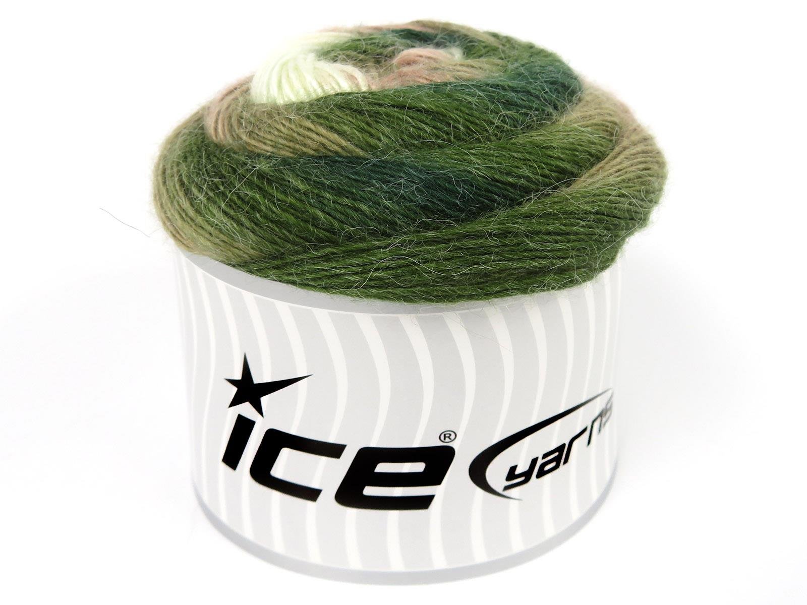 Lot of 2 x 150gr Skeins Ice Yarns CAKES ALPACA FINE (25% Alpaca) Yarn Multicolor