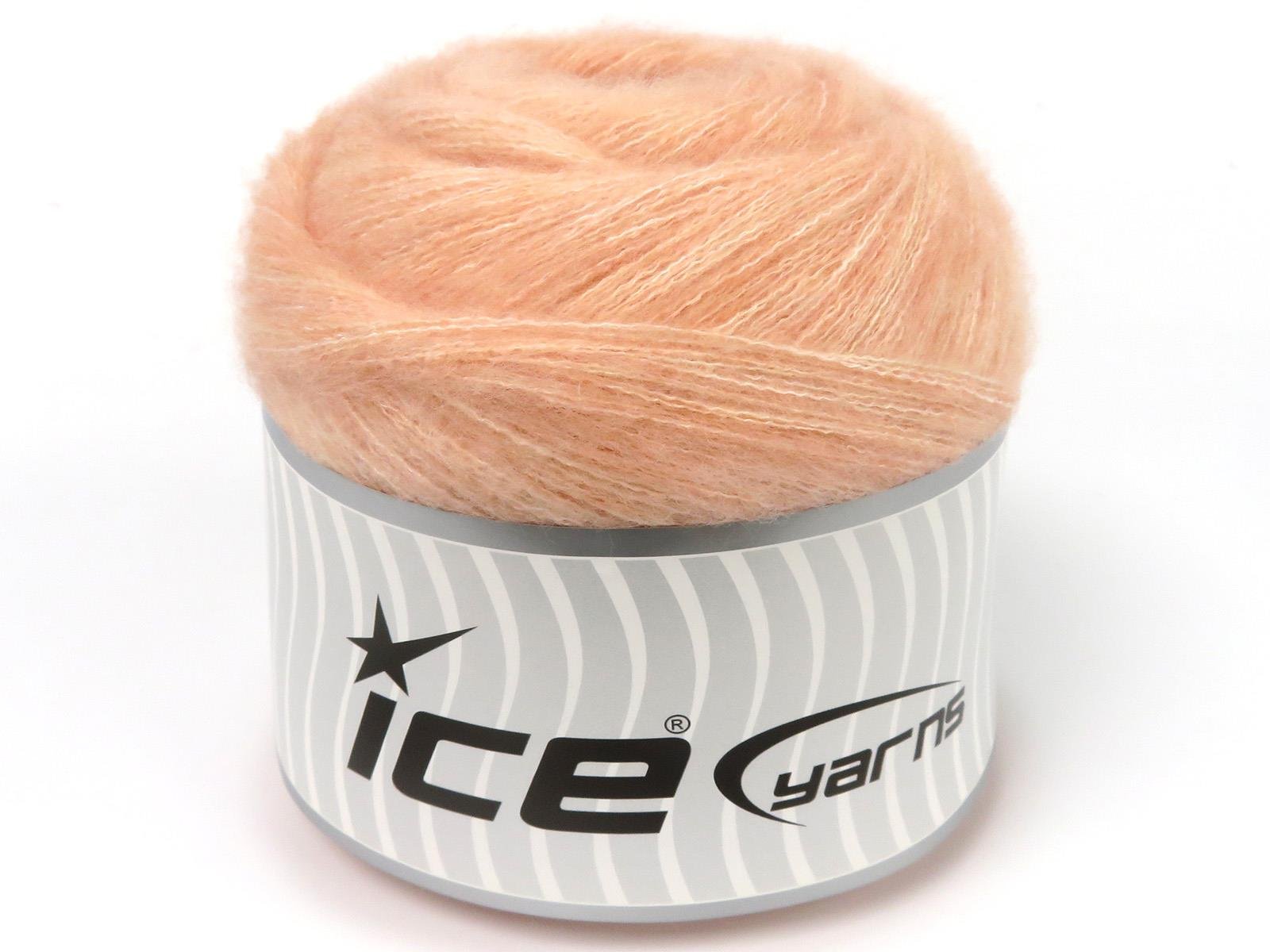 Lot of 2 x 150gr Skeins Ice Yarns CAKES ALPACA FINE (25% Alpaca) Yarn Purple Shades Salmon Shades