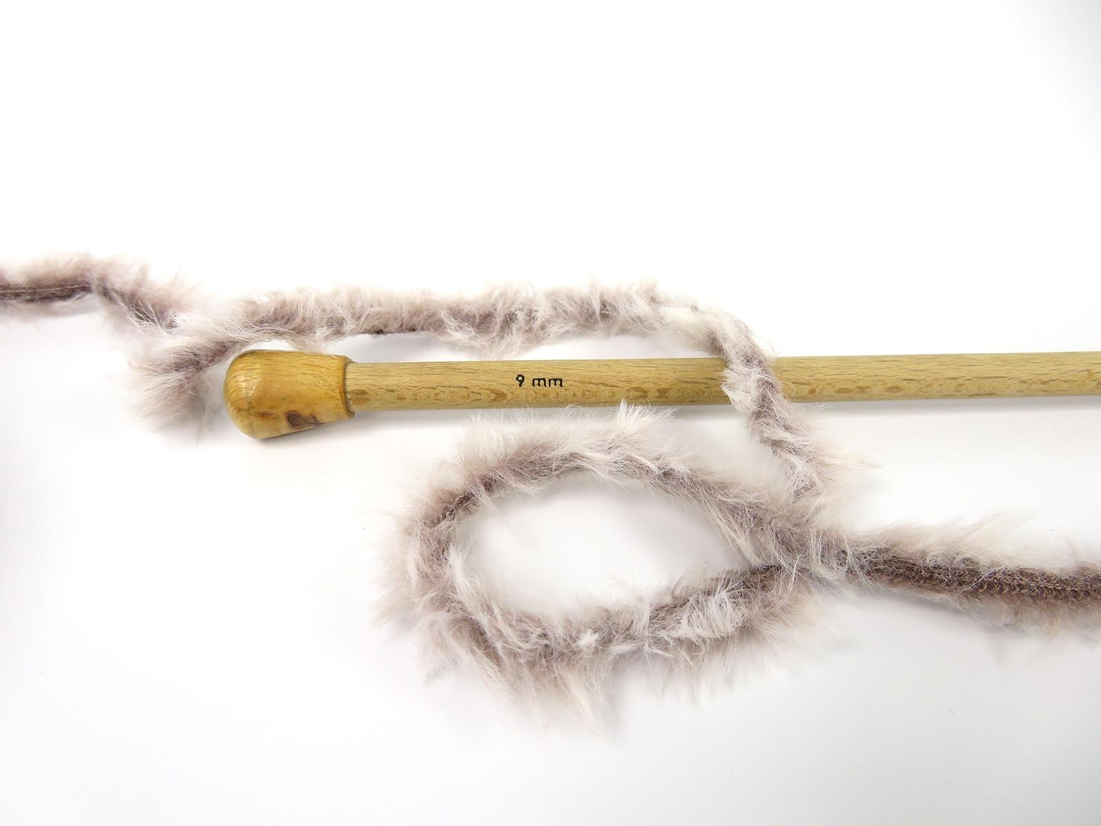 Lot of 3 x 100gr Skeins Ice Yarns BUNNY FUR Hand Knitting Yarn Camel