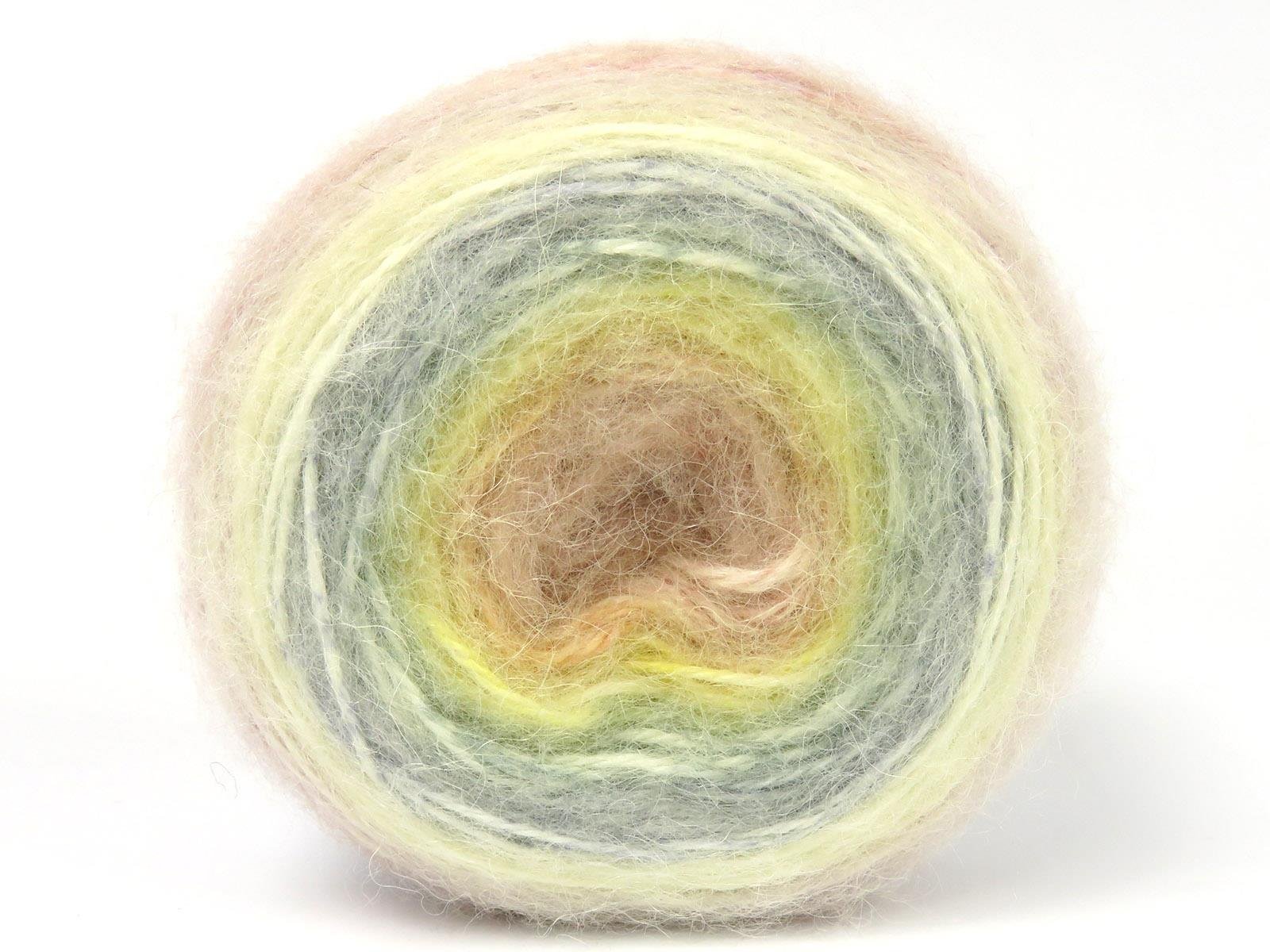 Lot of 3 x 100gr Skeins Ice Yarns CAKES ALPACA (25% Alpaca 25% Wool) Yarn Salmon Shades Yellow Shades Blue Shades