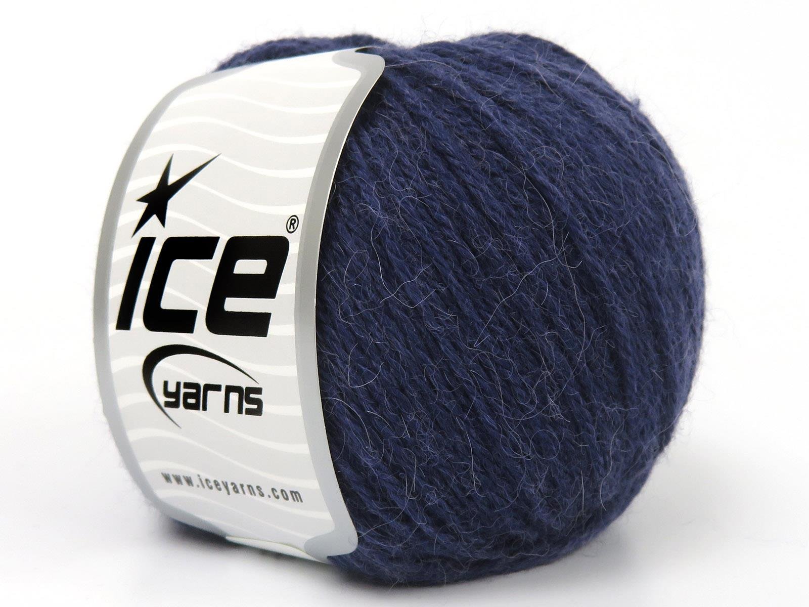 Lot of 4 Skeins Ice Yarns BABY ALPACA (45% Superwash Extrafine Merino Wool) Yarn Purple