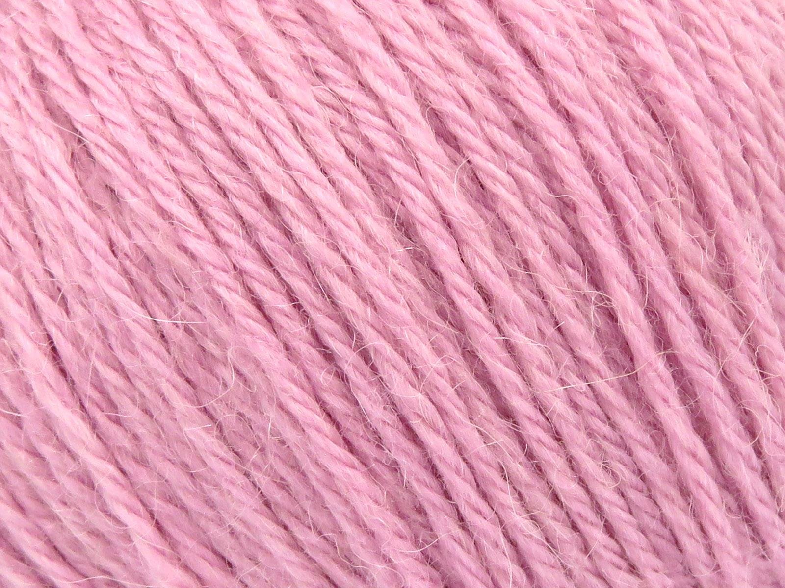 Lot of 4 Skeins Ice Yarns BABY ALPACA (45% Superwash Extrafine Merino Wool) Yarn Baby Pink