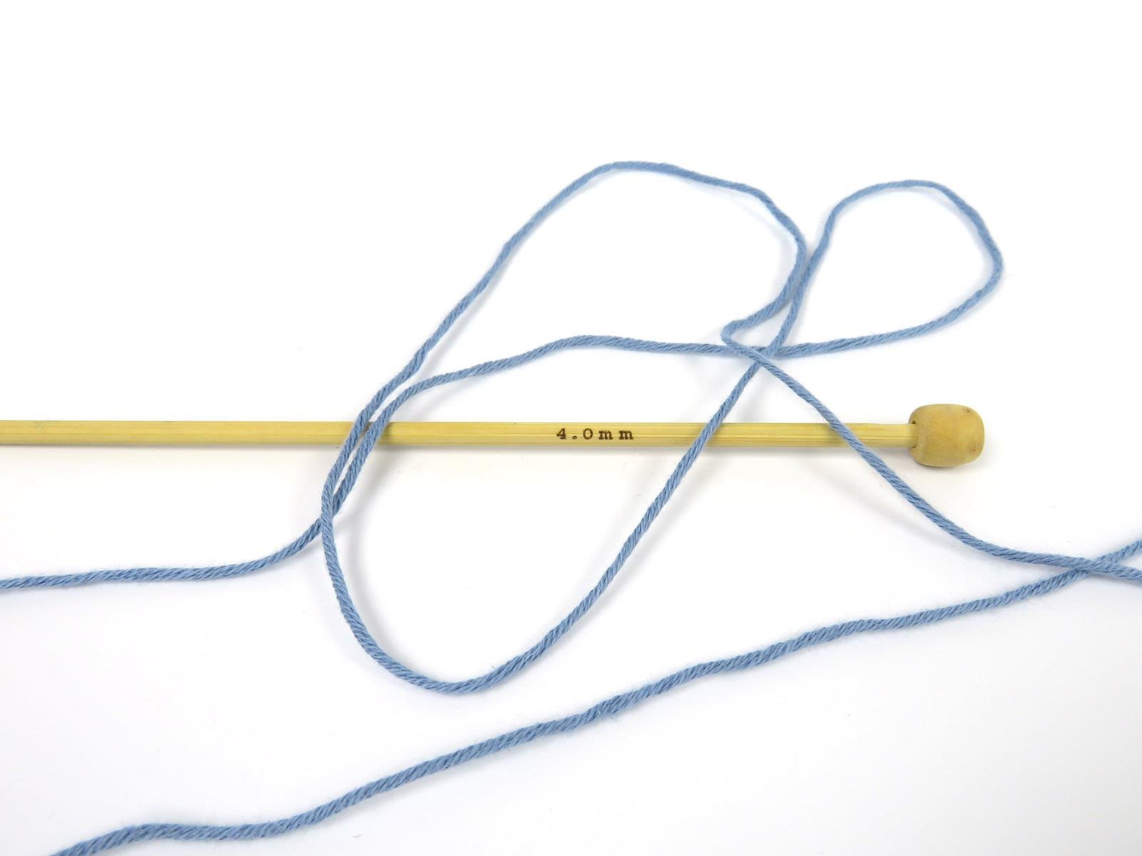 Lot of 4 Skeins Ice Yarns ORGANIC BABY COTTON (100% Organic Cotton) Yarn light indigo Blue