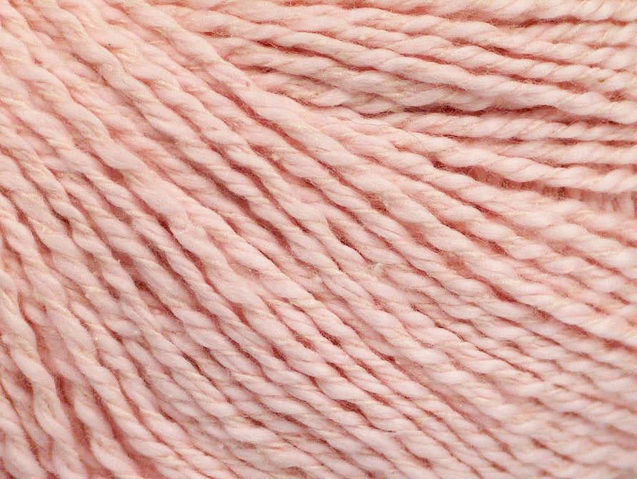 Lot of 4 Skeins Ice Yarns SILK COTTON (32% Silk 68% Cotton) Yarn Powder Pink