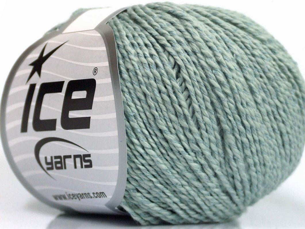 Lot of 4 Skeins Ice Yarns SILK COTTON (32% Silk 68% Cotton) Yarn Light Blue
