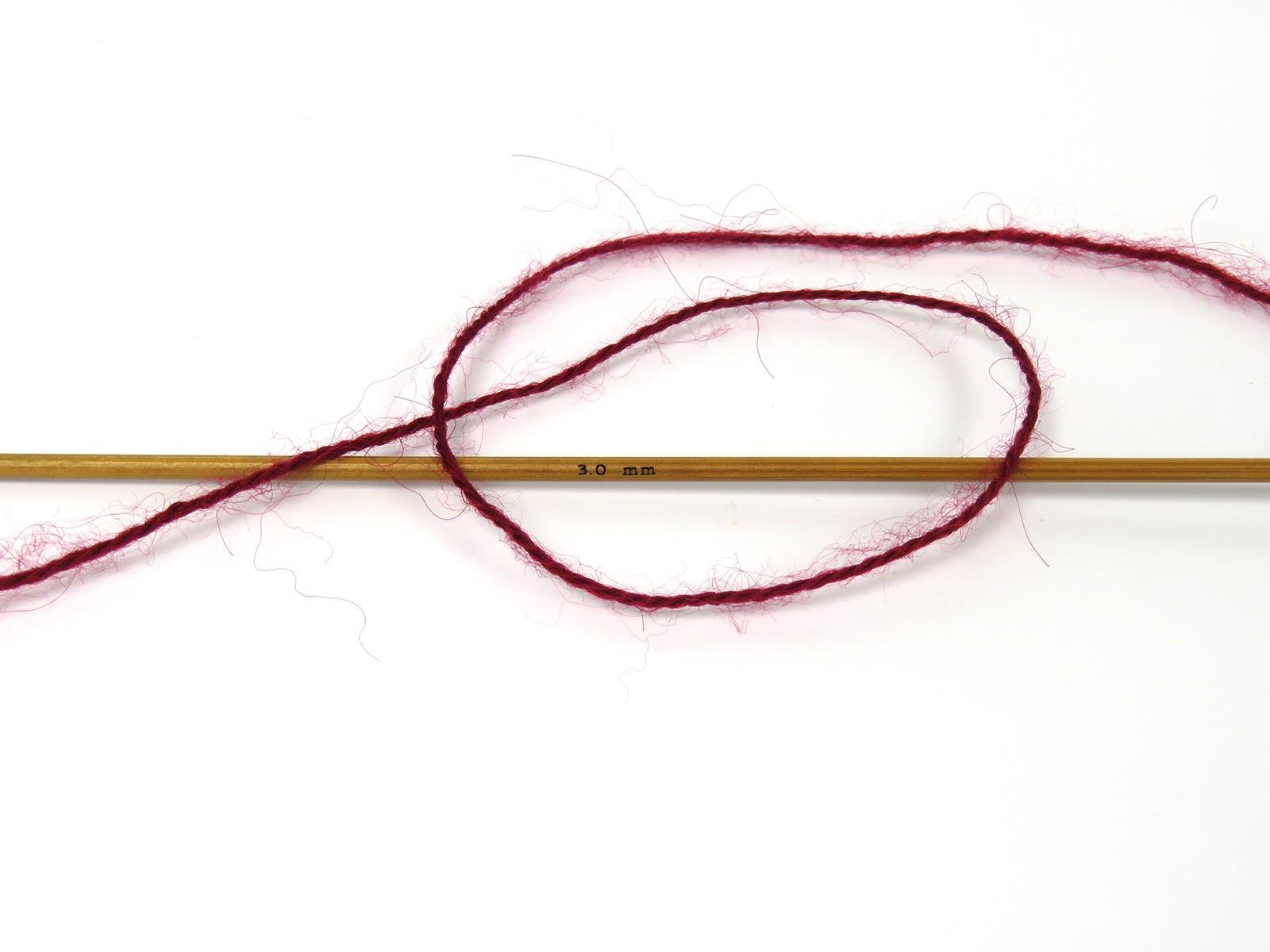 Lot of 4 x 100gr Skeins Ice Yarns ANGORA (10% Mohair 15% Wool) Yarn Burgundy